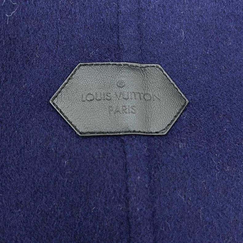 Louis Vuitton Louis Vuitton Dark blue classic leather label woolen mid-le Size XS / US 0-2 / IT 36-38 - 7 Thumbnail