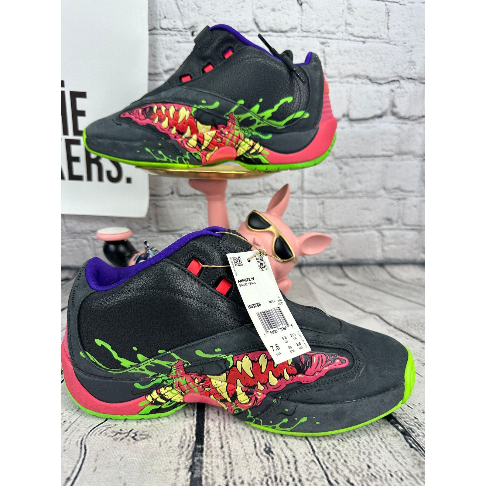 Reebok Reebok Answer Iverson Ghostbusters Basketball Shoes Mens 7.5 Size US 7.5 / EU 40-41 - 6 Thumbnail