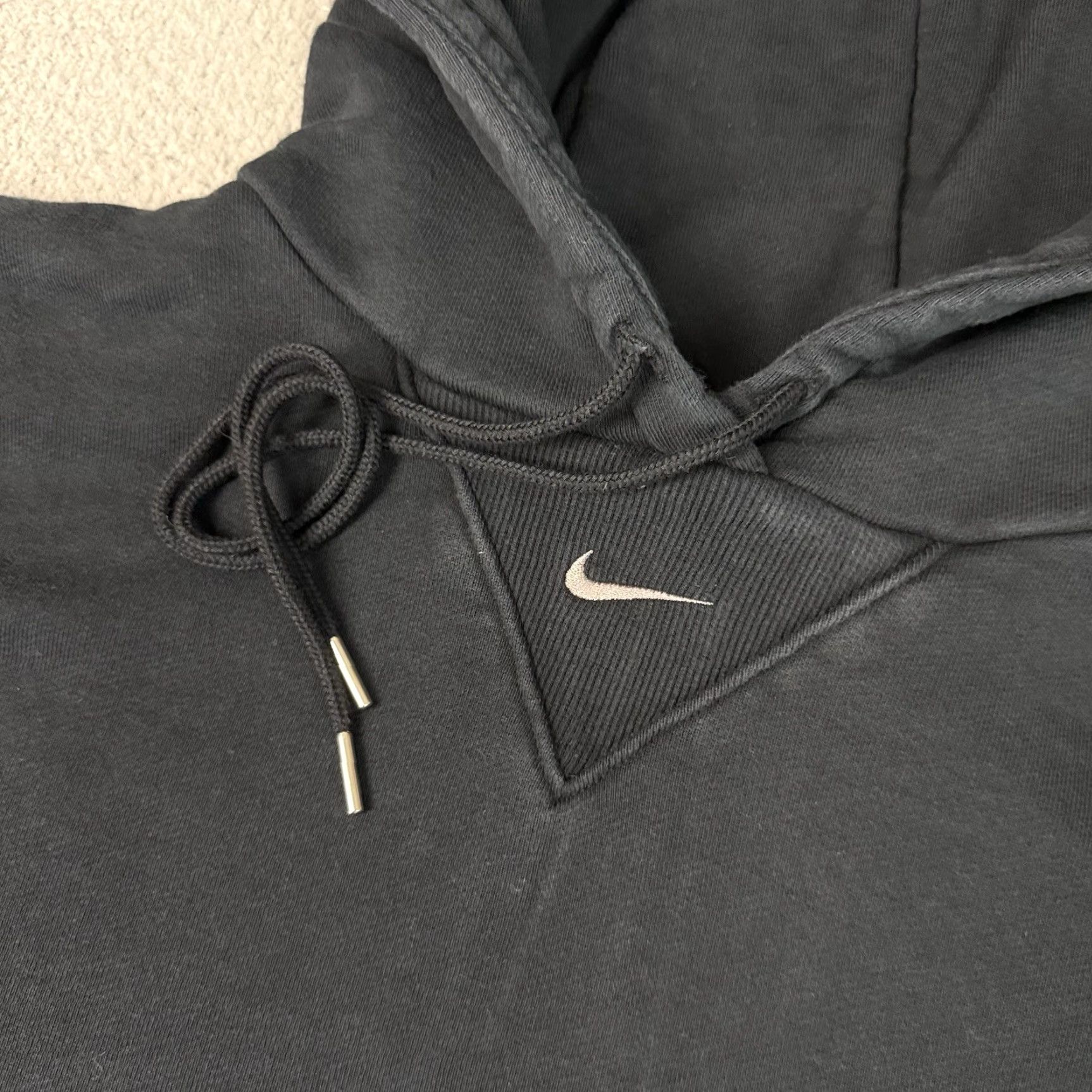Nike Nike Sportswear Hoodie Womens 2XL Black Center Swoosh Oversized Pullover Casual Activewear Winter Fall Spring Womens Size XXL / US 16-18 / IT 52-54 - 2 Thumbnail