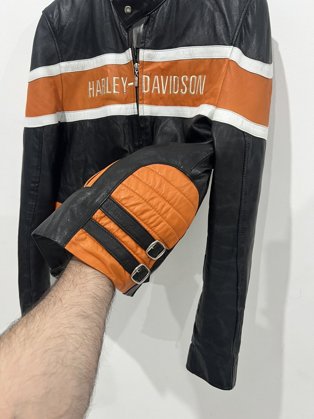 Harley Davidson × Vintage 🩸RARE🩸Harley Davidson Vintage Leather Jacket Size US M / EU 48-50 / 2 - 11 Thumbnail