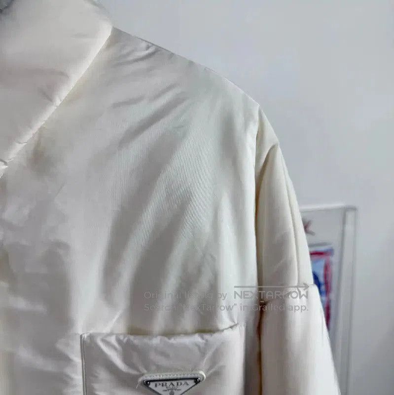 Other Prada Cream Color Women's Jacket in Size L. Size L / US 10 / IT 46 - 4 Thumbnail