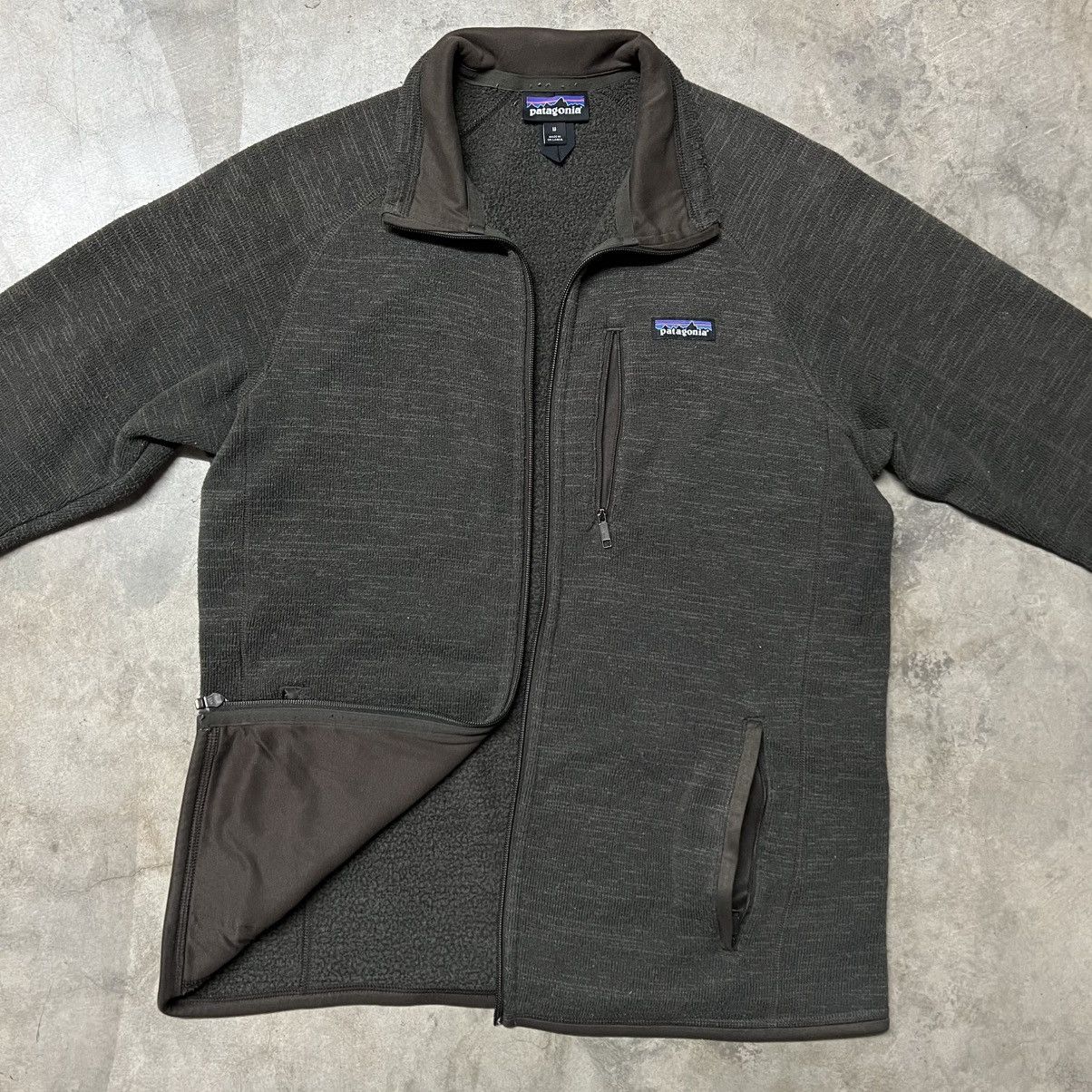 Patagonia Patagonia Olive Green Full-Zip Fleece Sweater Size US M / EU 48-50 / 2 - 3 Thumbnail