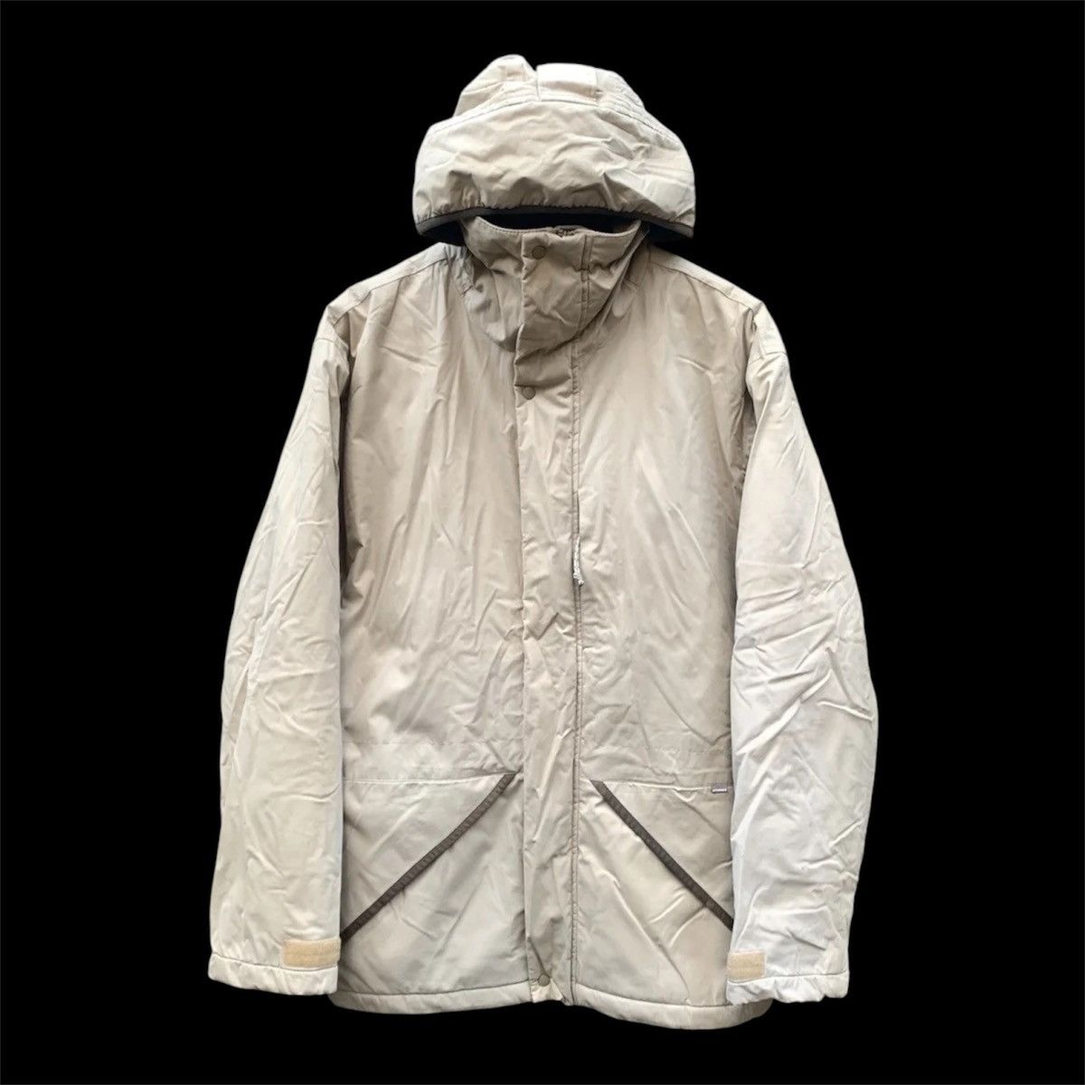 Stussy Vintage 90s Stussy Technical Utility Shell Jacket Beige Size US M / EU 48-50 / 2 - 1 Thumbnail