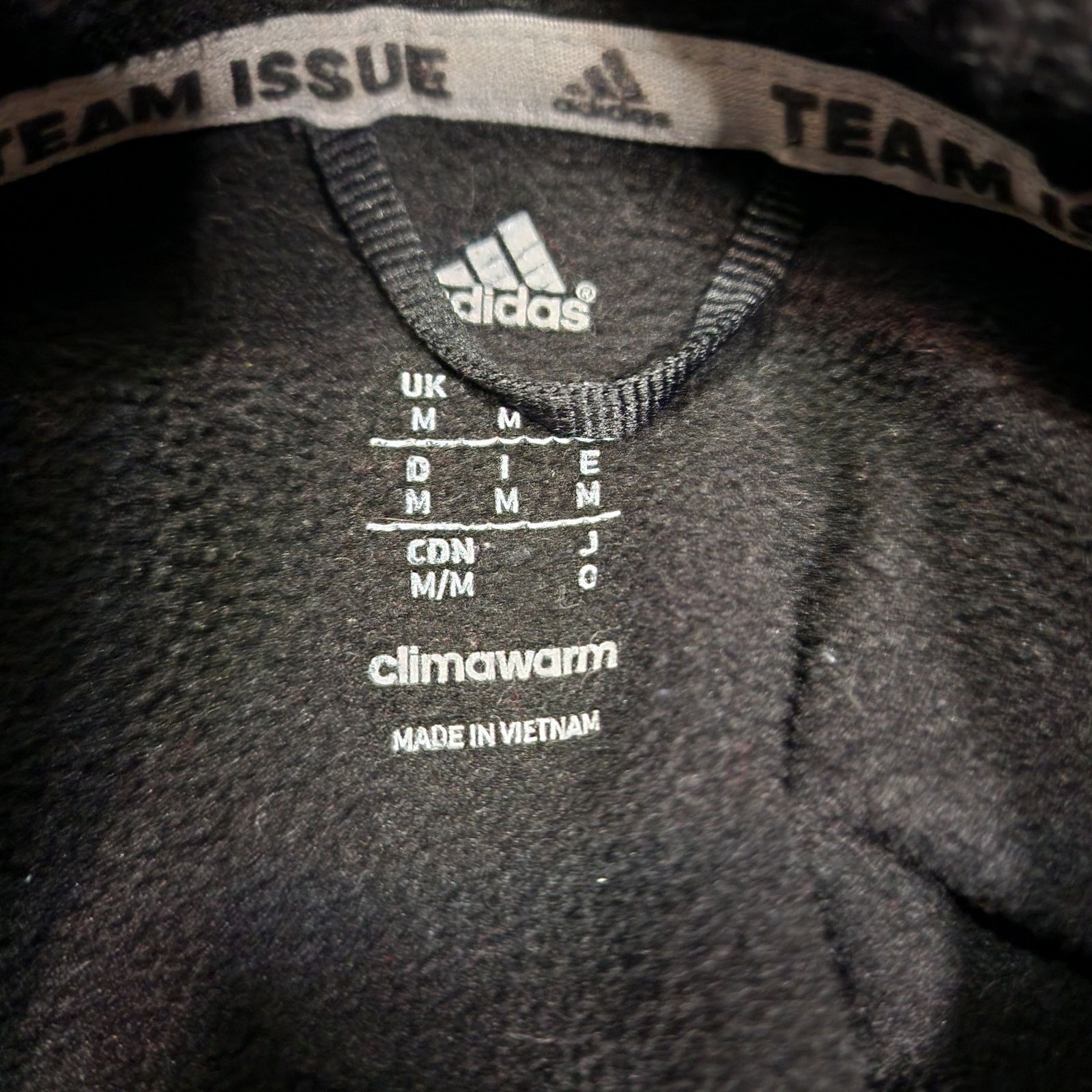 Adidas Adidas Black Hoodie Size Medium Mens Gray Logo 2450 Size US M / EU 48-50 / 2 - 4 Thumbnail