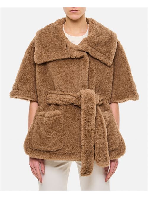 Max Mara AMATO TEDDY CAPE WITH BELT Size S / US 4 / IT 40 - 1 Thumbnail