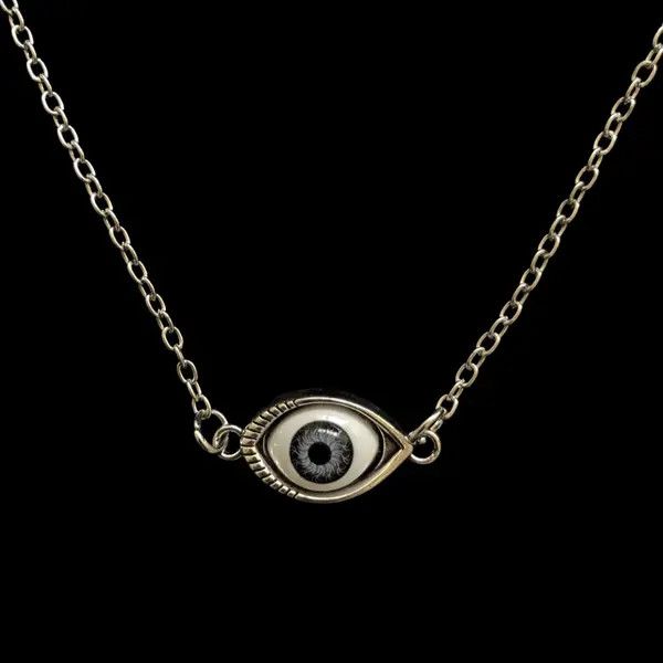 Jewelry Hirohata x Arai Eye Ball Necklace Punk Grunge Chain Size ONE SIZE - 1 Thumbnail