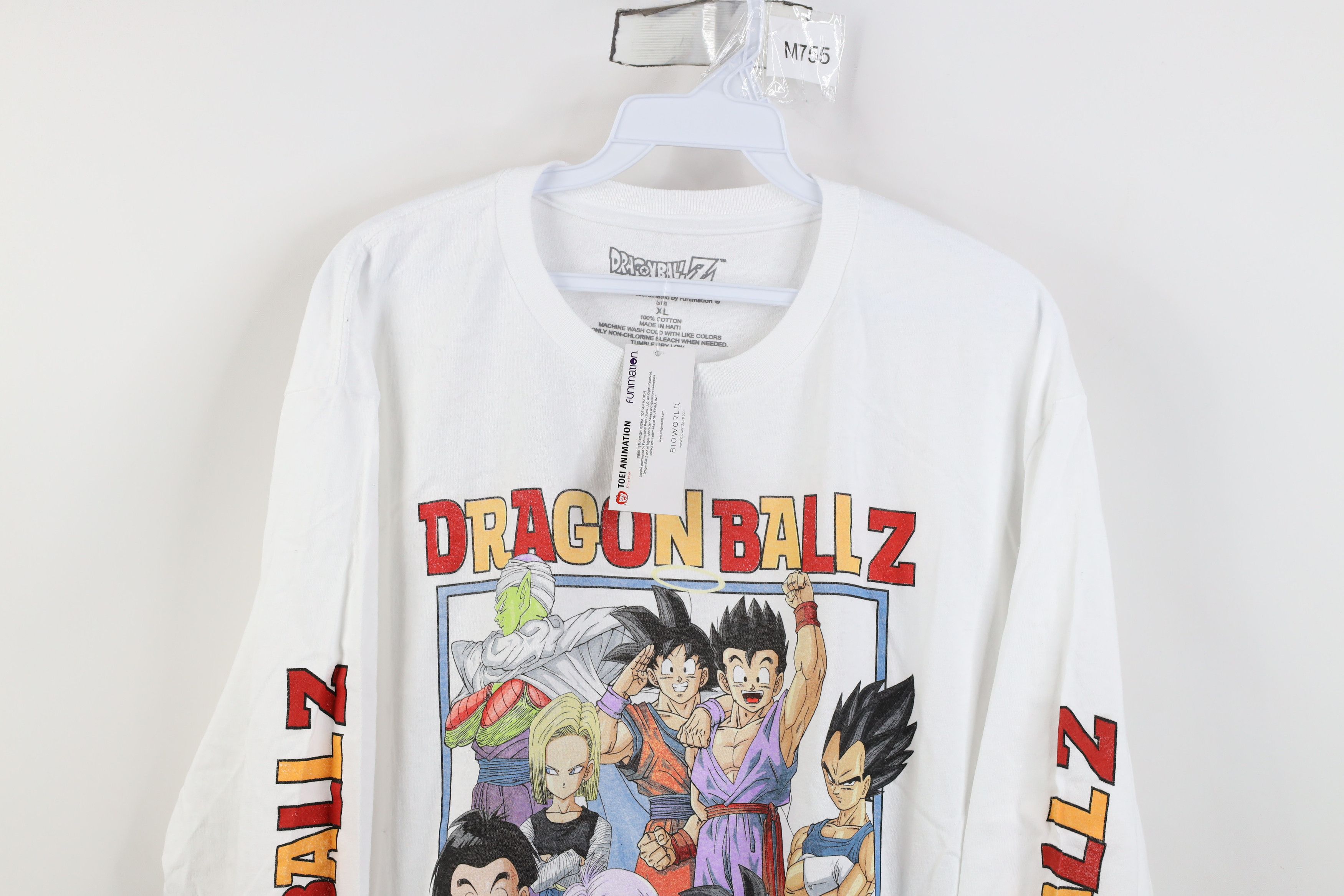 Vintage Deadstock Vintage Y2K Dragon Ball Z Spell Out Anime T-Shirt Size US XL / EU 56 / 4 - 2 Thumbnail