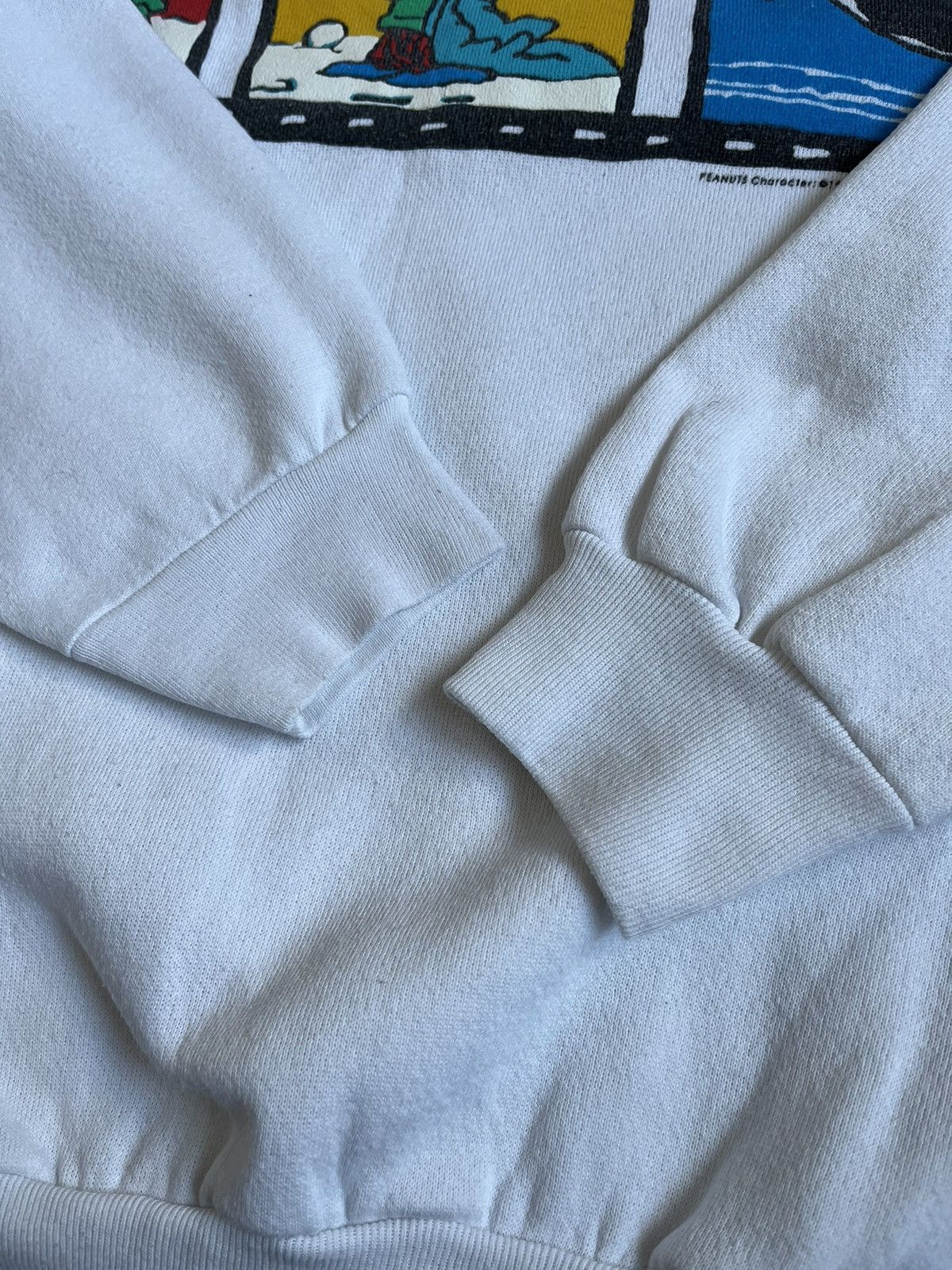 Peanuts × Vintage Vintage Peanuts United Feature Syndicate White Sweatshirt Size US XL / EU 56 / 4 - 8 Thumbnail