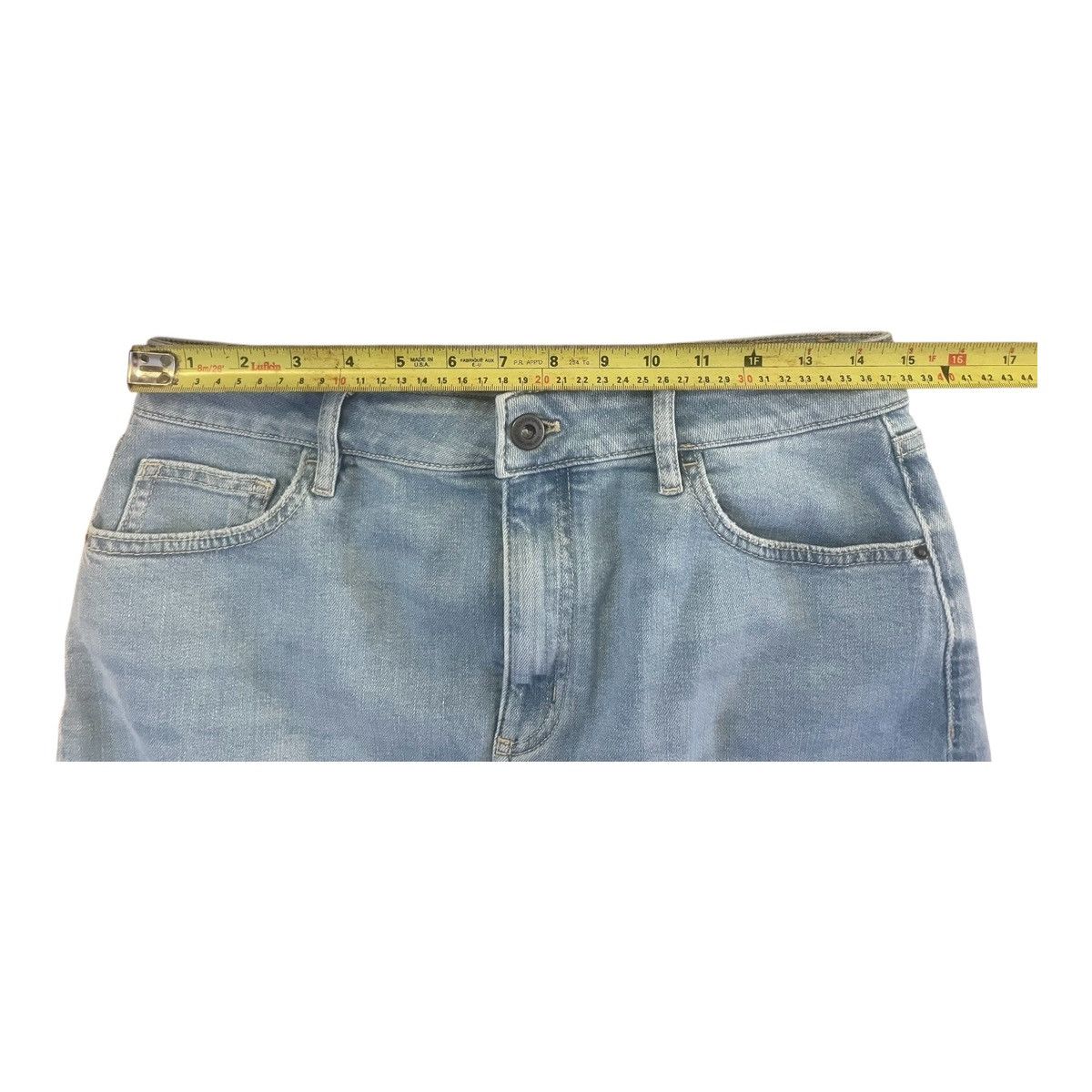 Simons Contemporaine Size 8 Light Blue Denim Pencil Skirt Size 30" / US 8 / IT 44 - 8 Thumbnail