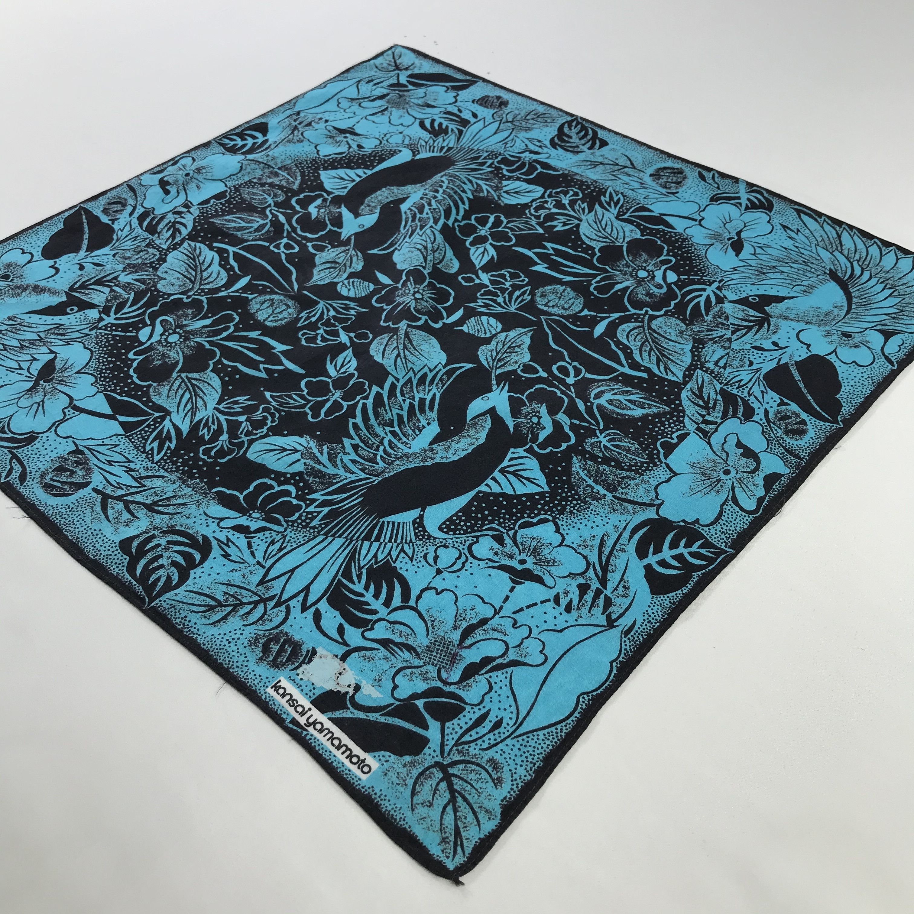 Kansai Yamamoto × Vintage Kansai Bandana / Handkerchief / Neckerchief - S544 Size ONE SIZE - 2 Thumbnail
