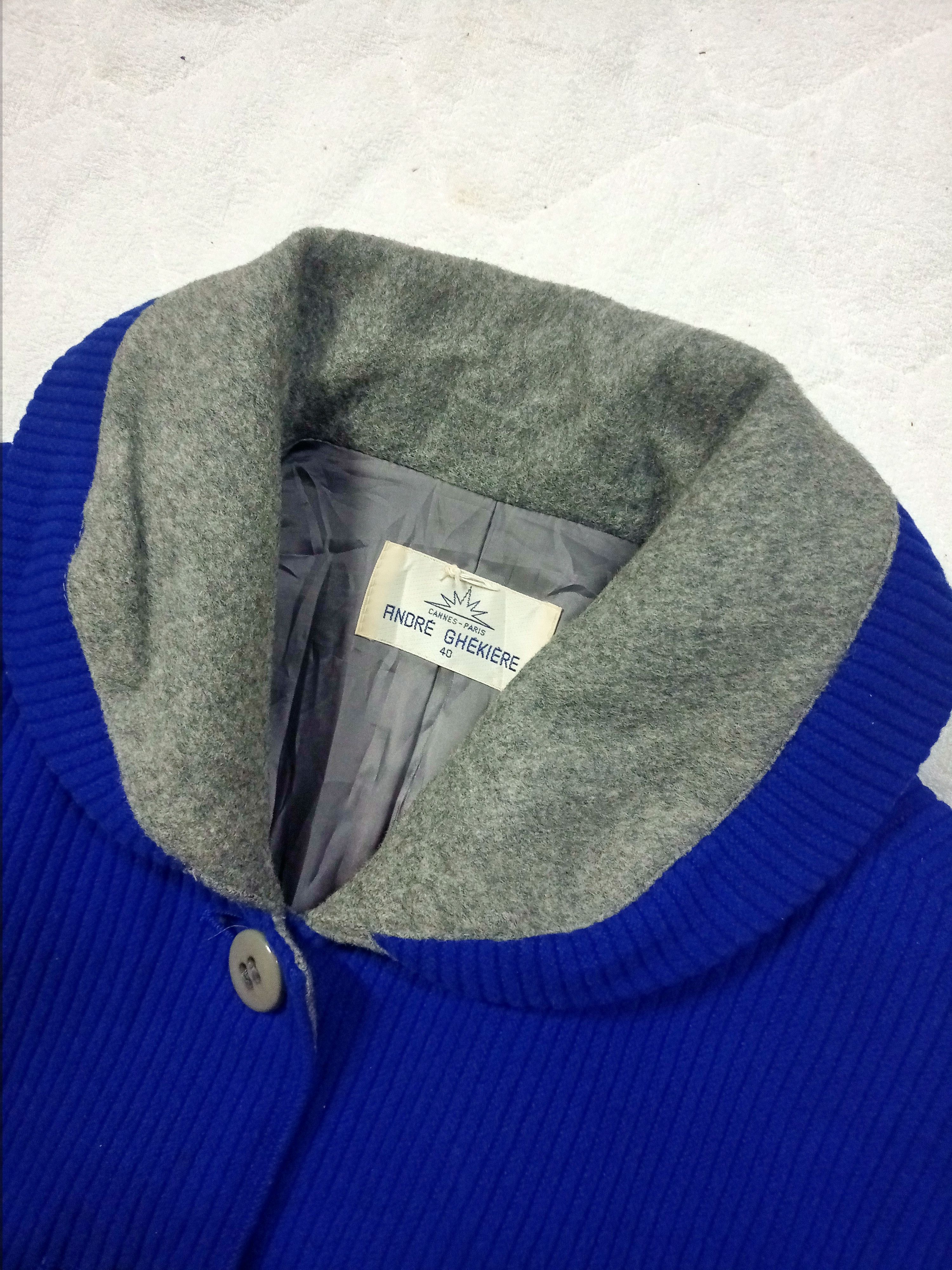 Japanese Brand VINTAGE 🔥 ANDRE GHEKIERE WOOL BUTTON JACKET Size US L / EU 52-54 / 3 - 3 Thumbnail