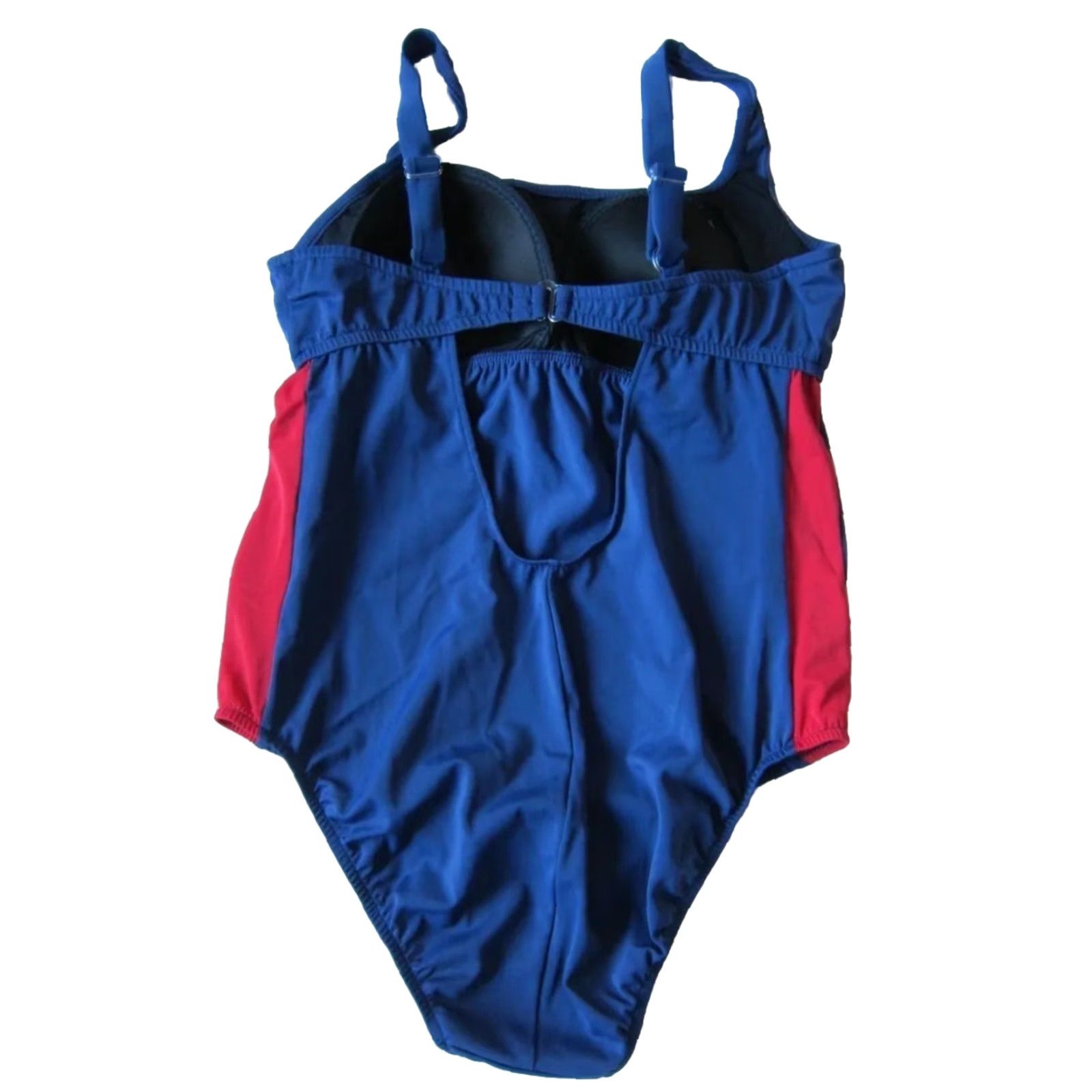 Vintage Prego Blue Red Padded Pregnancy One Piece Swimsuit Women's Size Medium Size ONE SIZE - 2 Thumbnail