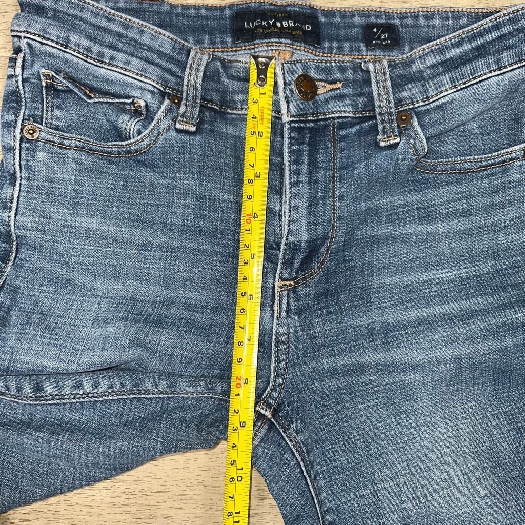 Lucky Brand Ava Skinny Mid-Rise Jeans, Light Fading Blue Den