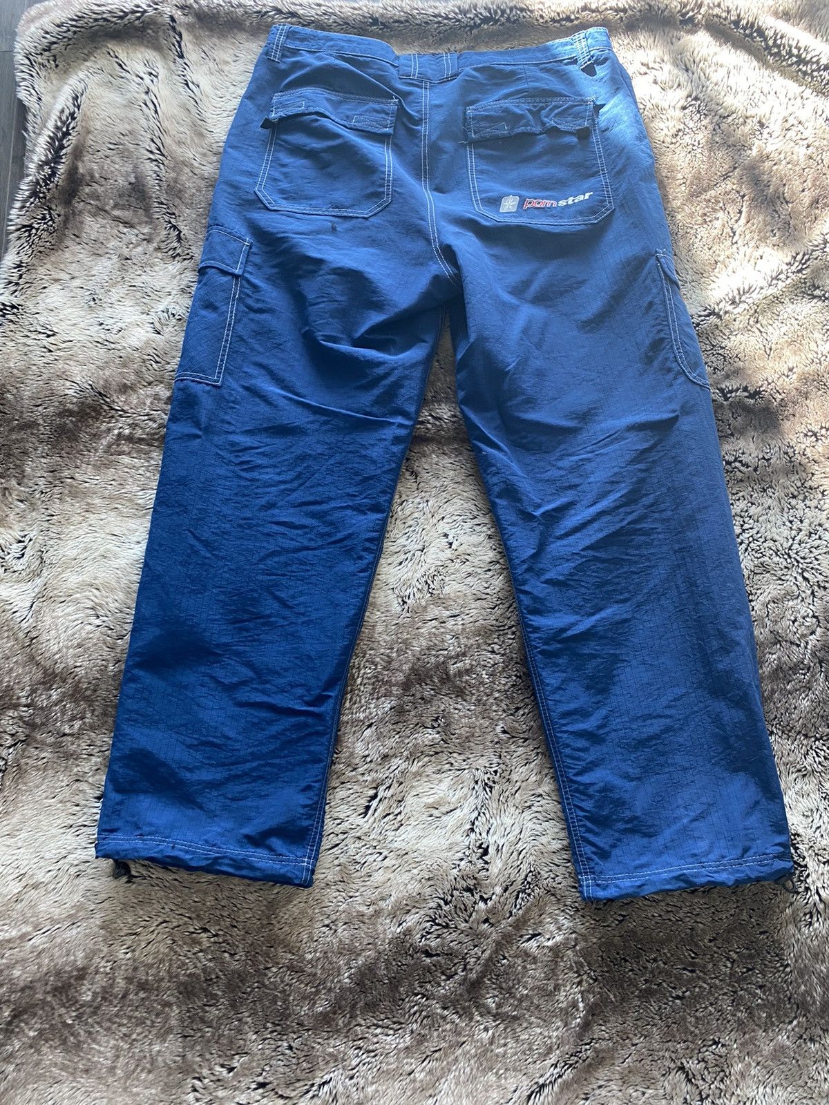 Vintage Porn Star PornStar Cargo Pants sz34 90s - y2k era streetwear Size US 34 / EU 50 - 4 Thumbnail