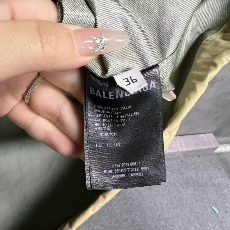 Balenciaga Balenciaga White label beige hooded logo monogram printed Size XS / US 0-2 / IT 36-38 - 4 Thumbnail