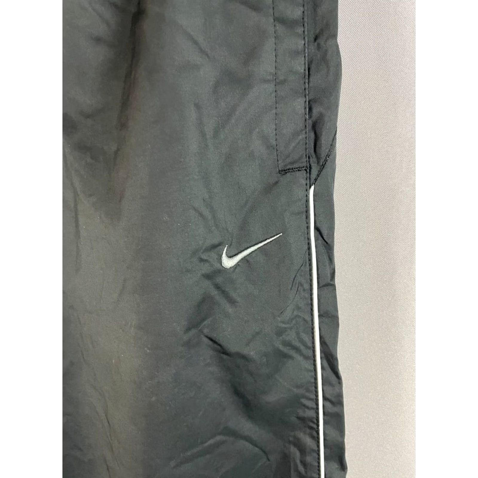 Nike Vintage Nike Pants Mens Size L Black Athletic Dept Track Elastic Waist Trouser Size US 33 - 4 Thumbnail