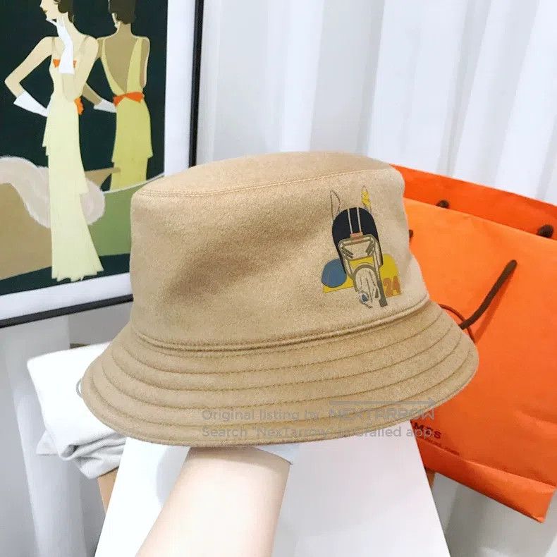 Hermes Hermes size 58 Beige Fisherman Hat, 100% Cashmere, Mechanic Size ONE SIZE - 3 Thumbnail