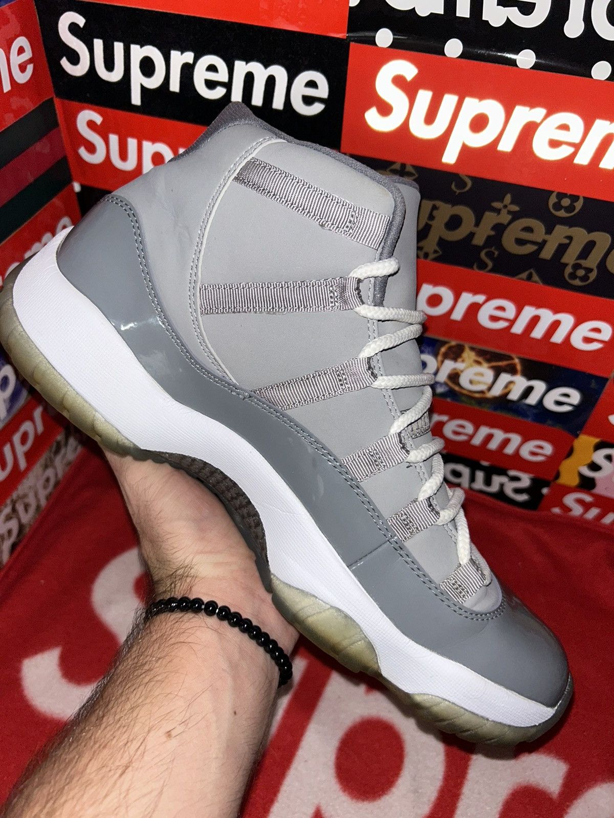 Jordan Brand Jordan 11 Retro Cool Grey (2010) 378037-001 size 12 with box Size US 12 / EU 45 - 8 Thumbnail