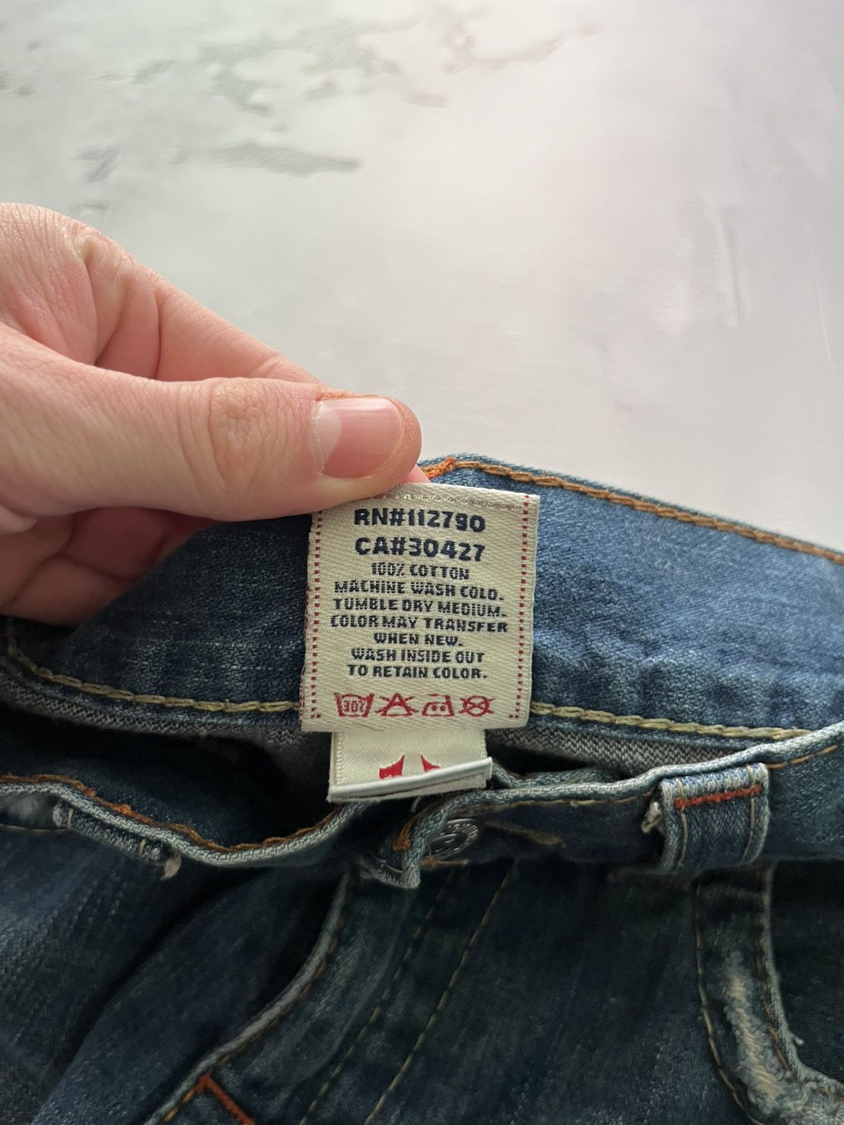 True Religion True Religion Vintage Jeans Denim Streetwear Blue Size US 31 - 8 Thumbnail