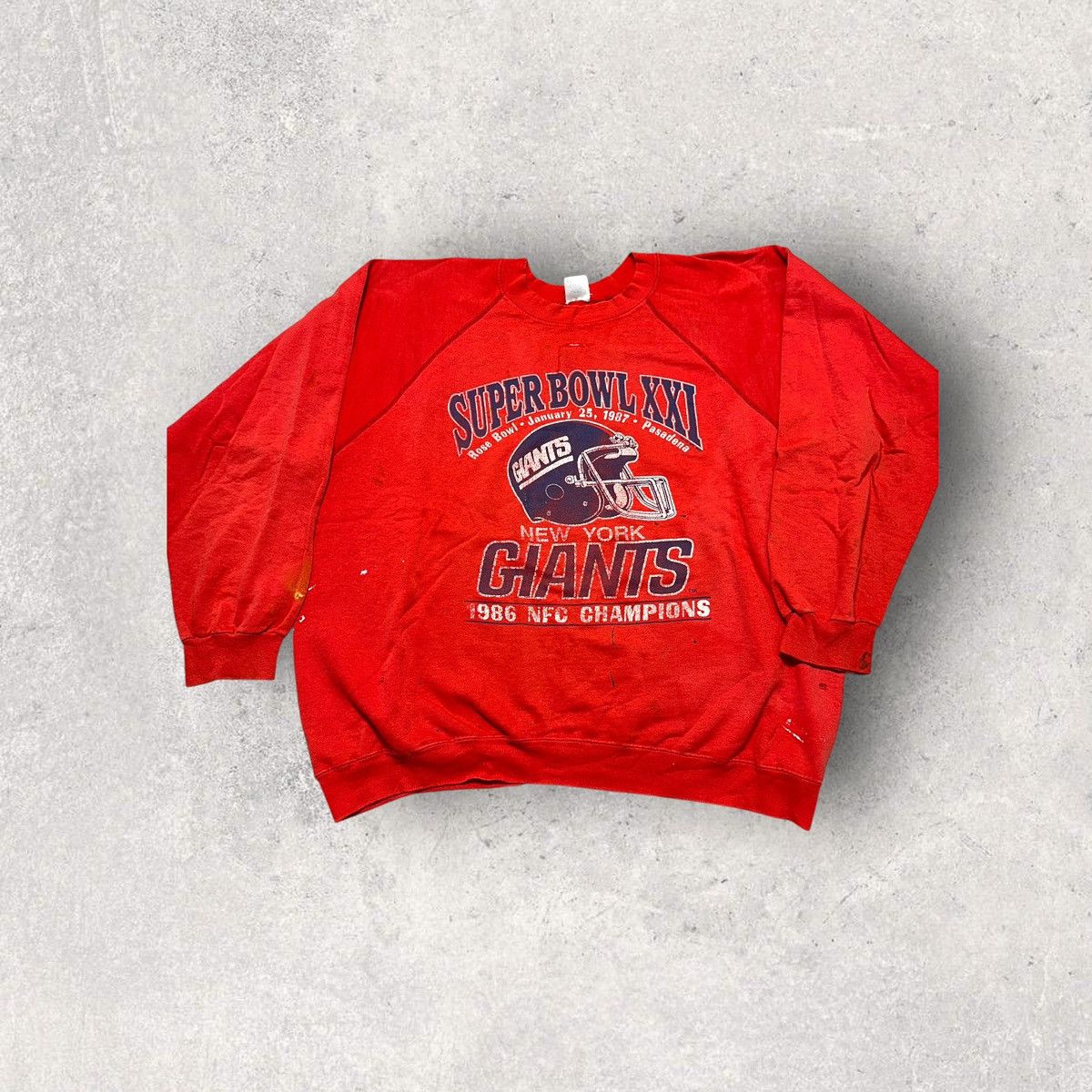 NFL × Vintage Vintage New York Giants 1986 NFC Champions sweatshirt Size US XL / EU 56 / 4 - 1 Thumbnail