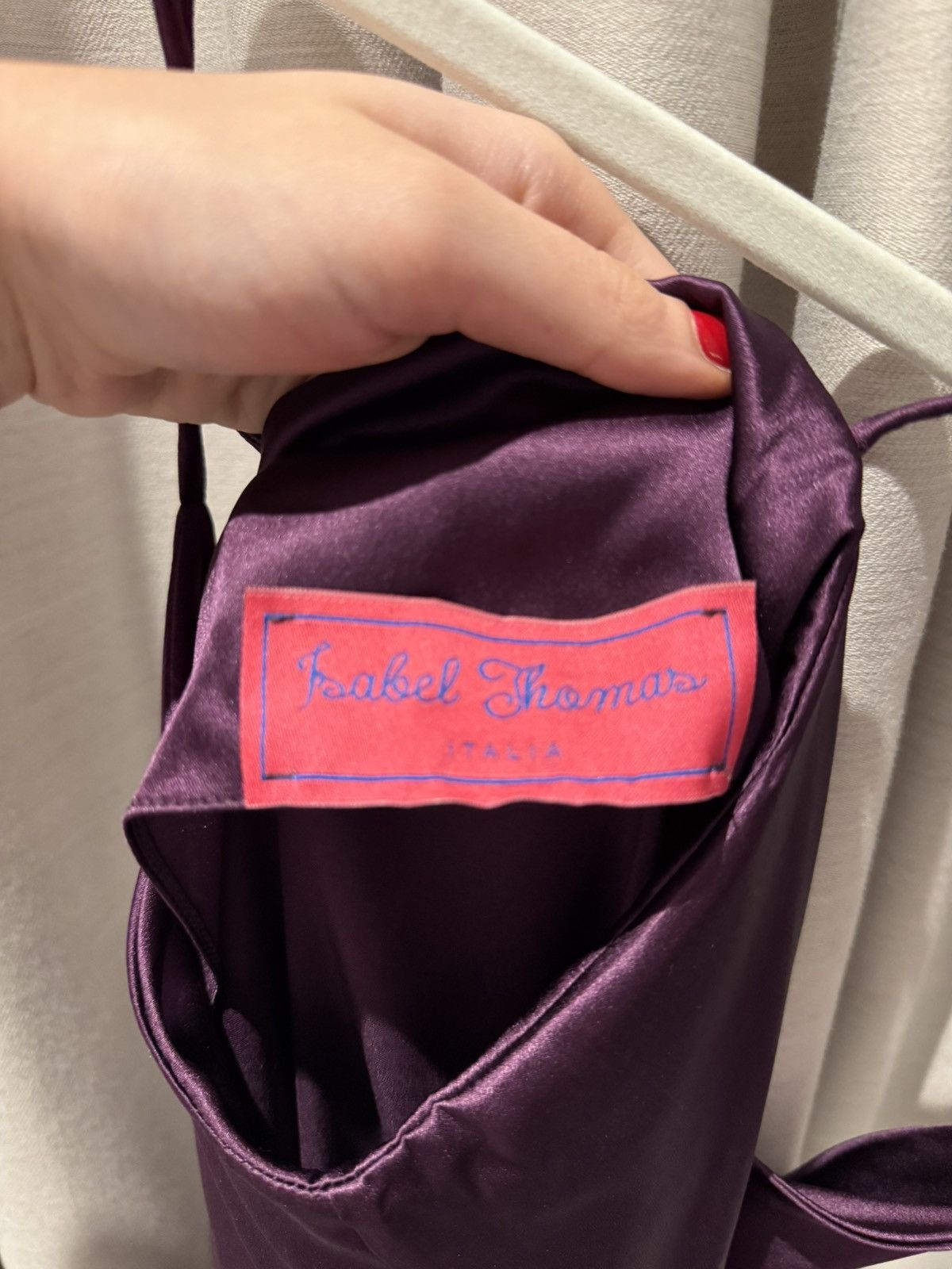 Other Silk Purple Midi Dress Size S / US 4 / IT 40 - 3 Thumbnail