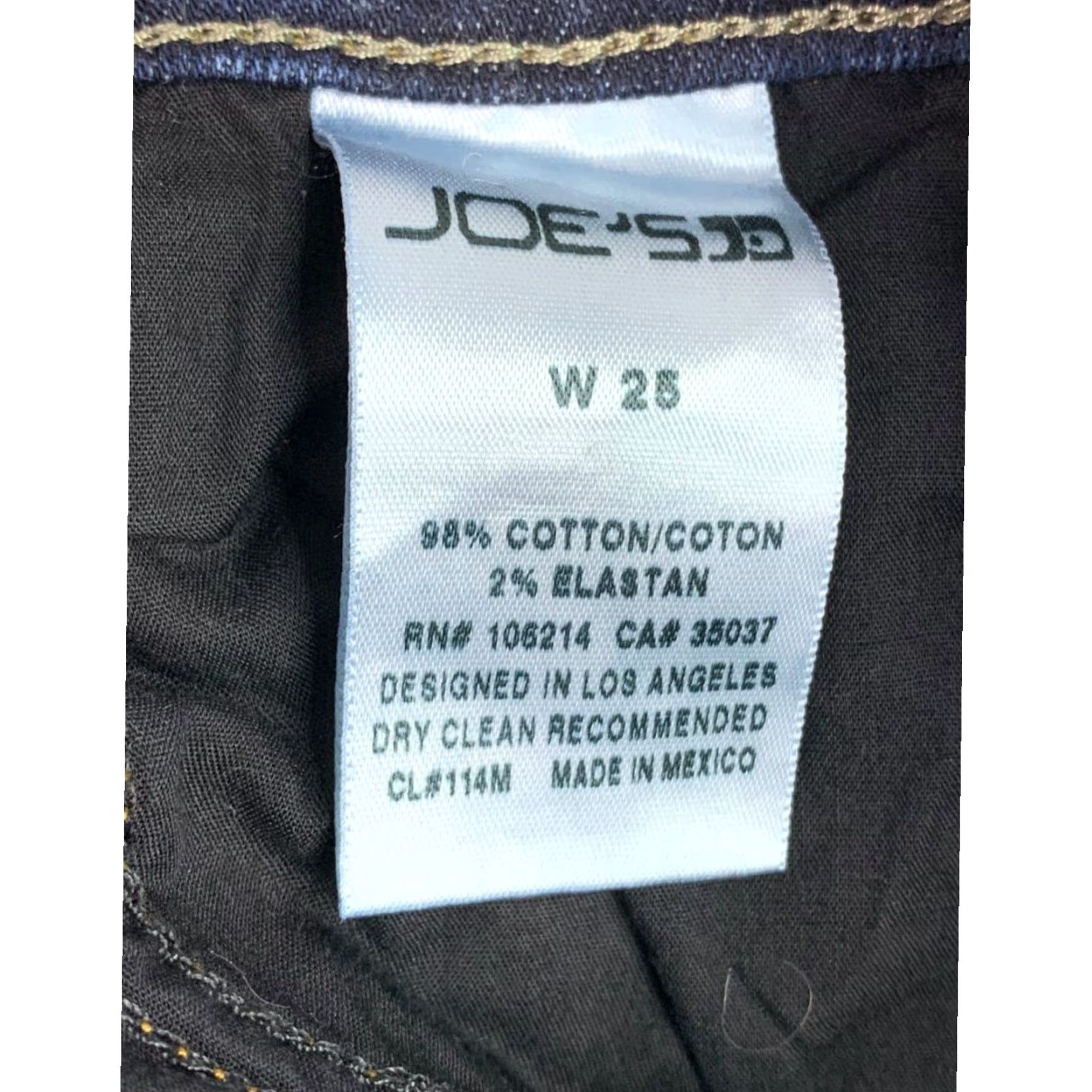 Vintage Joe's Jeans Bridget Straight Leg Stretch Jeans Womens Size 25 Size 42" / US 20 - 7 Thumbnail