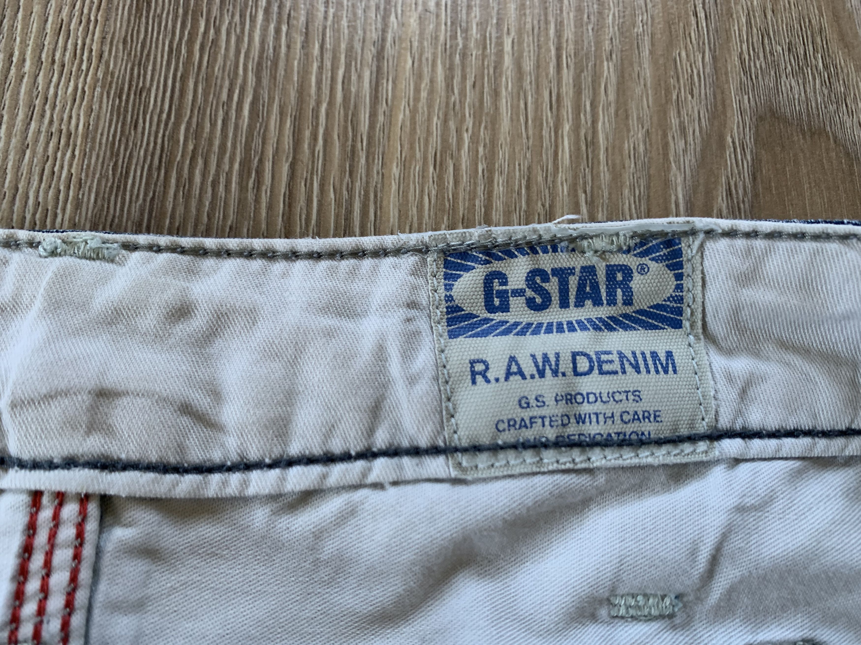 G-Star × Vintage G Star Raw NE 5620 Loose Denim Shorts Size US 34 / EU 50 - 8 Thumbnail