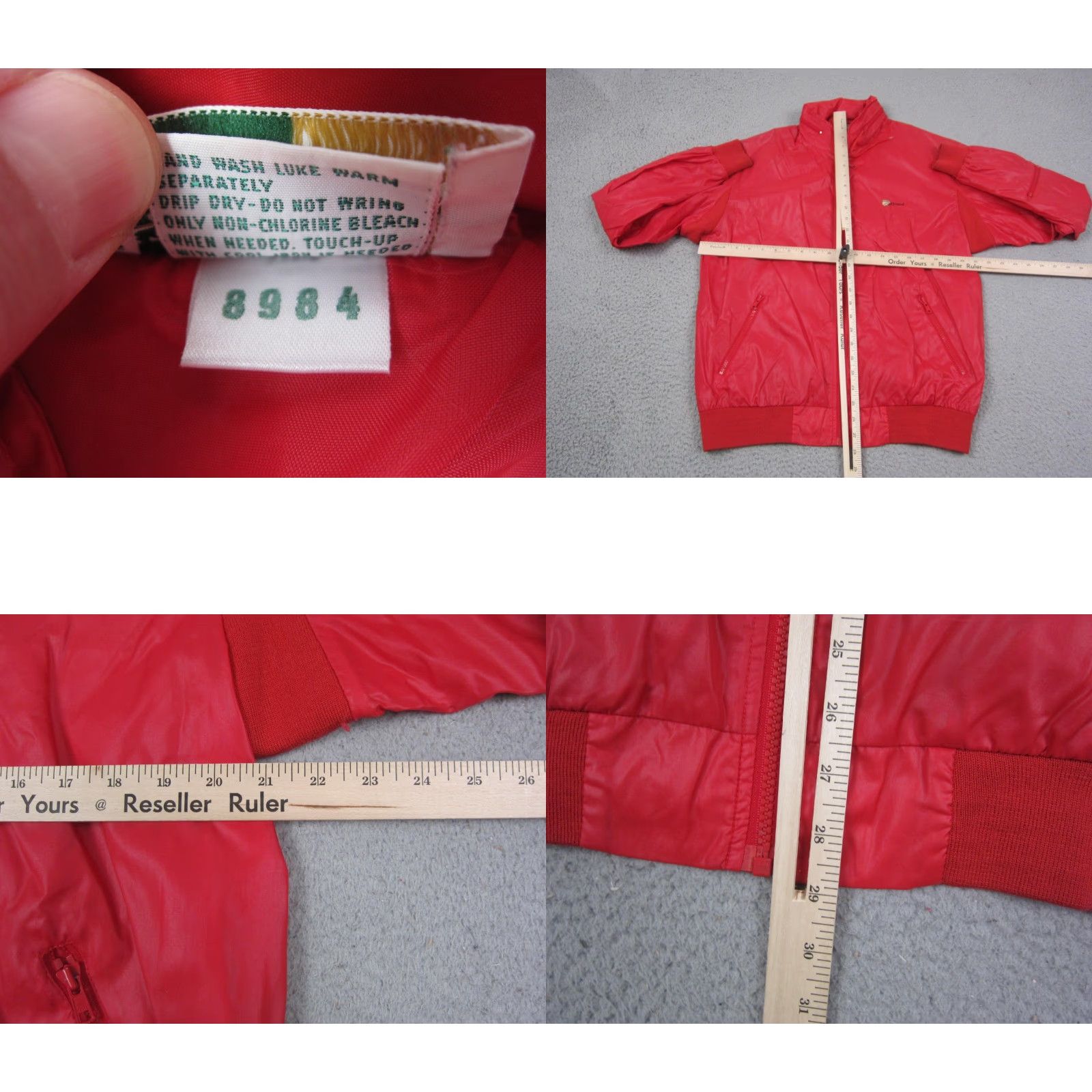 Izod VINTAGE Izod Jacket Mens M Red Bomber Full Zip Nylon 90s Oakwood Golf Front Logo Casual Mens Size US M / EU 48-50 / 2 - 8 Thumbnail