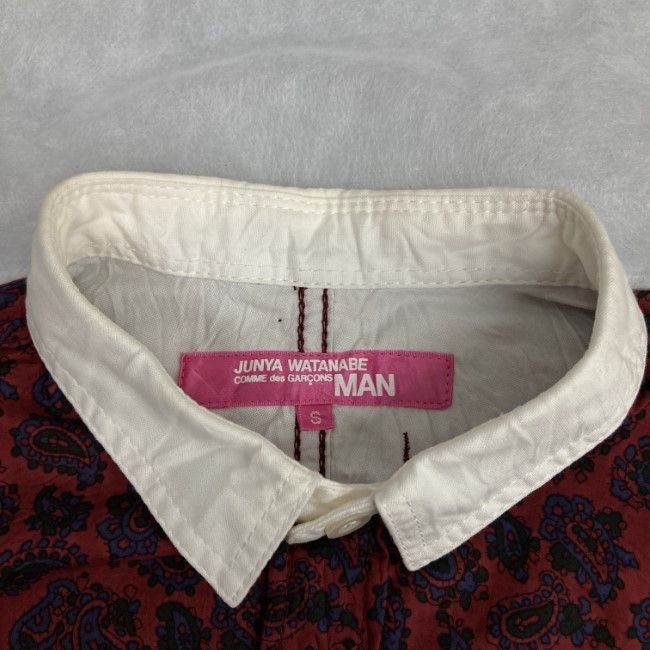 Junya Watanabe Shirt Long Length Paisley Pattern Red Size US S / EU 44-46 / 1 - 6 Thumbnail