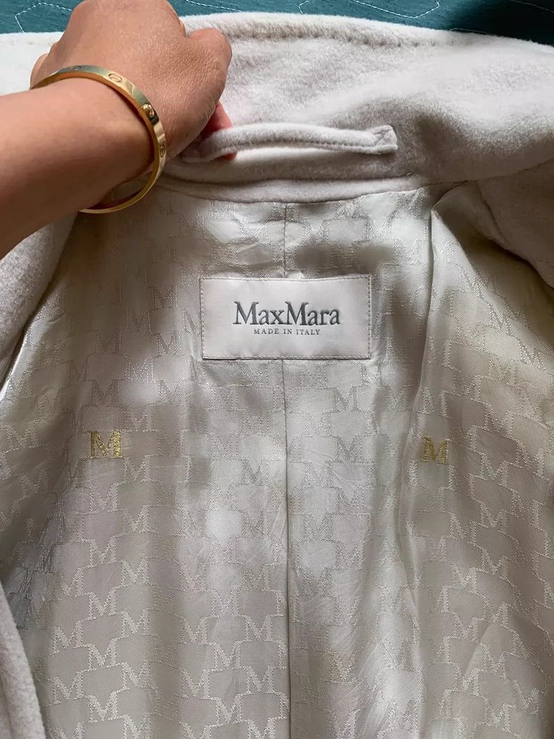 Max Mara Max Mara 101801 Coat, Rare Glacier White Size S / US 4 / IT 40 - 4 Thumbnail
