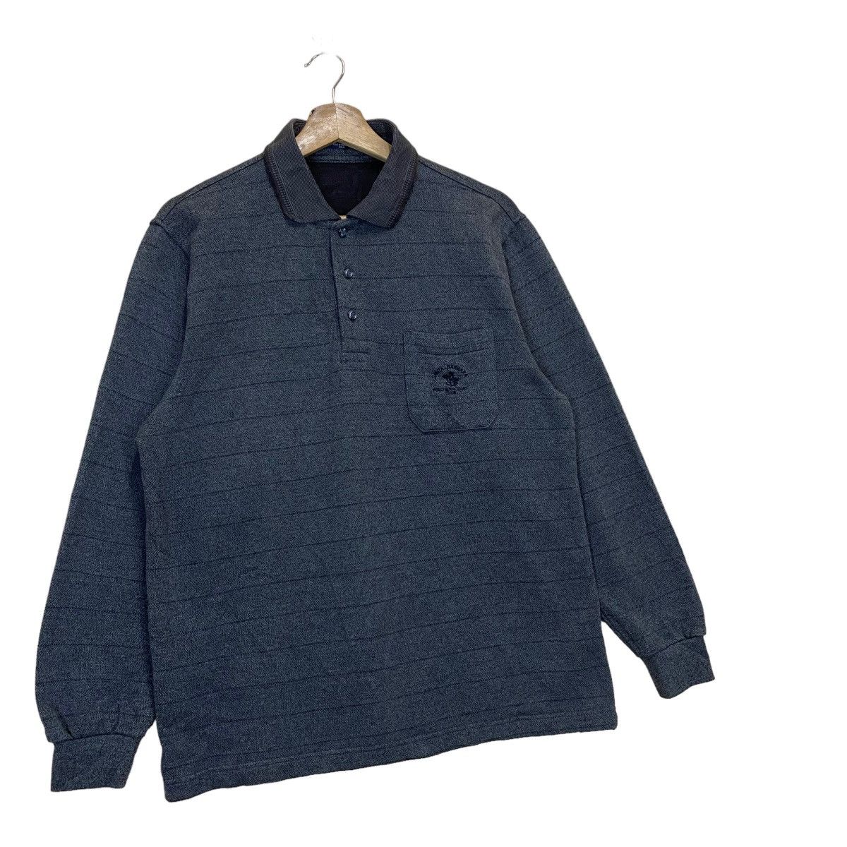 Beverly Hills Polo Club Vintage 90’s Santa Barbara Halfzip Sweatshirt Size US M / EU 48-50 / 2 - 2 Thumbnail