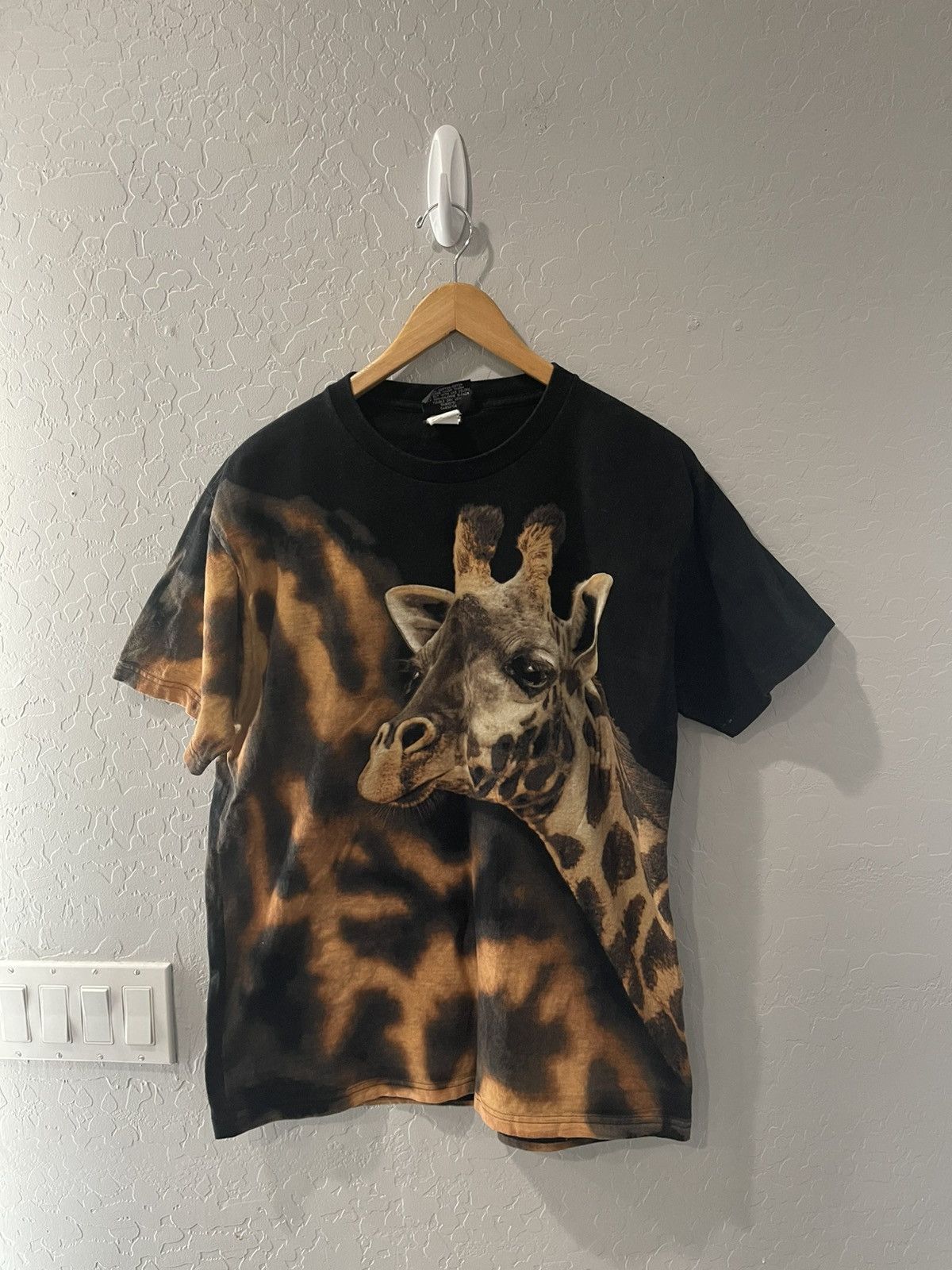 Vintage Vintage 90s Radical Nature “Giraffe” AOP Shirt Size Large Size US L / EU 52-54 / 3 - 1 Thumbnail