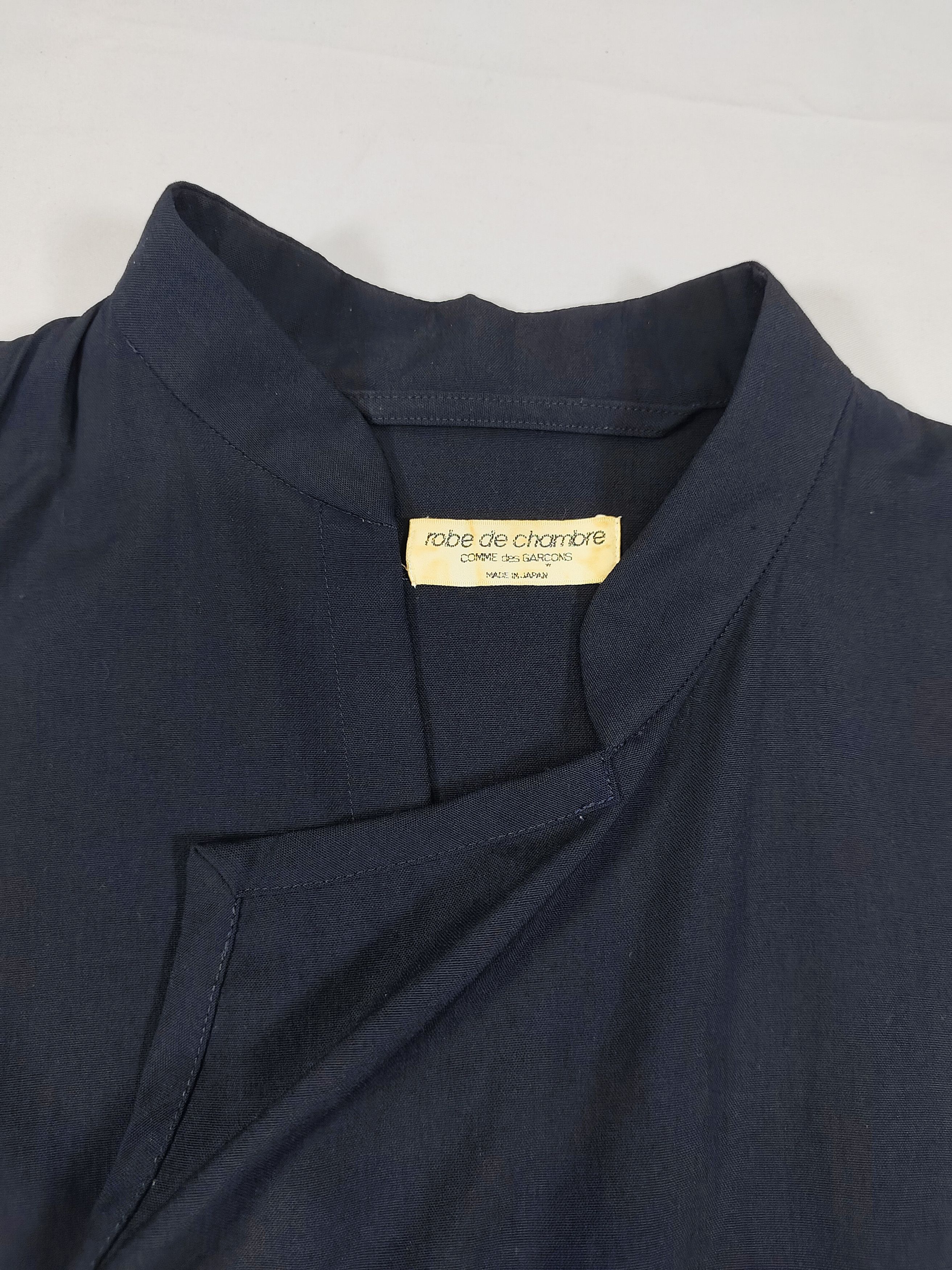 Comme des Garcons AD91 Robe de Chambre CDG Asymmetric Wrap Zip Wool Dress Size M / US 6-8 / IT 42-44 - 10 Thumbnail