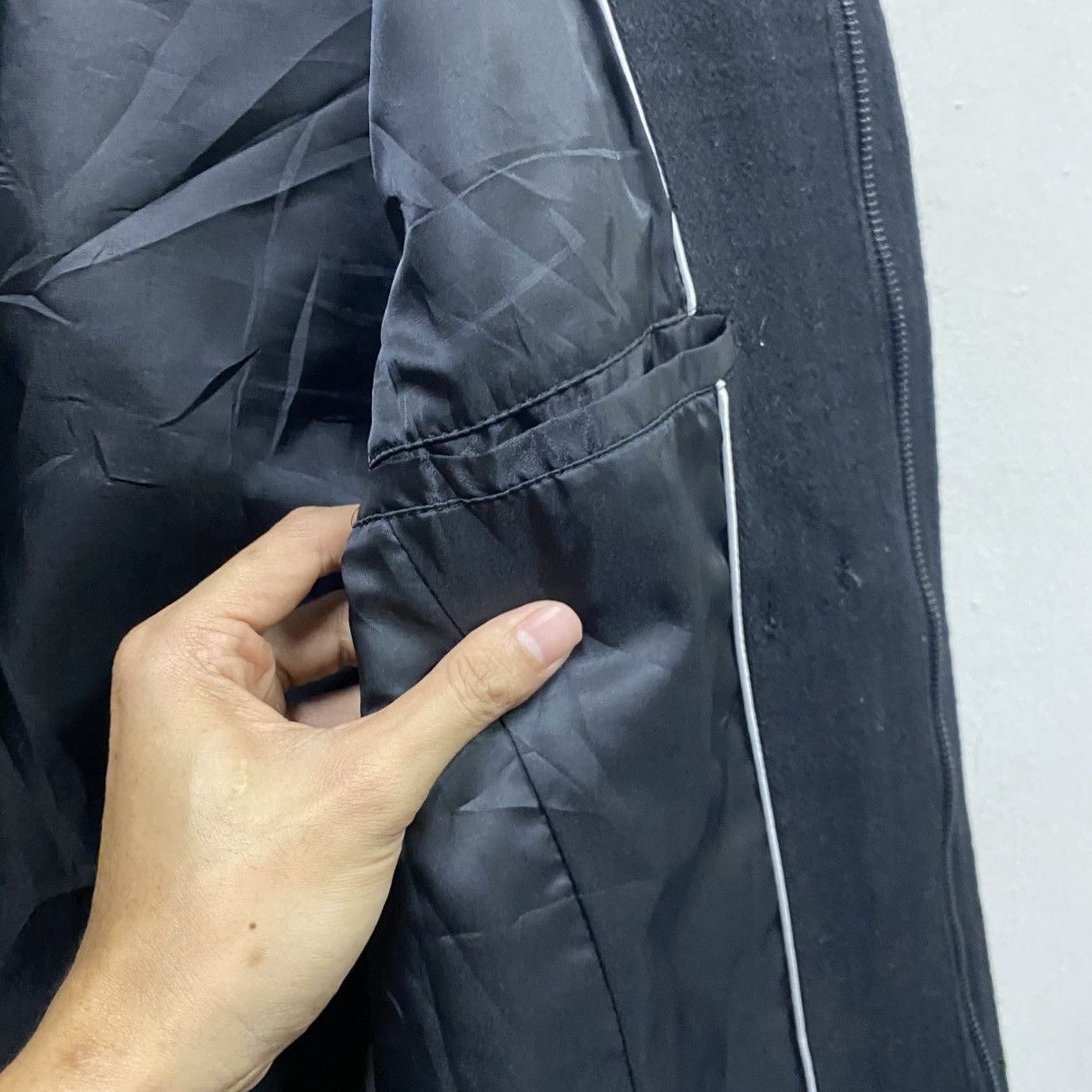 Katharine Hamnett London 🥷🏿Katharine Hamnett London Black Wool Duffle Coat (M) Size US M / EU 48-50 / 2 - 14 Thumbnail