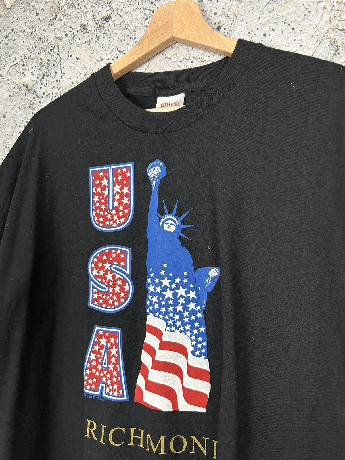 Vintage Vintage USA Statue of Liberty Richmond Graphic Tee 90s Size US XL / EU 56 / 4 - 3 Thumbnail