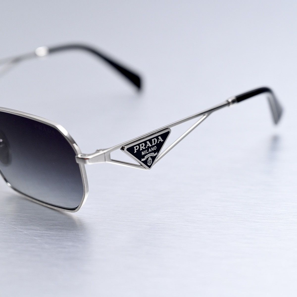 Prada PRADA 0PR A51S 1BC90A SUNGLASSES Size ONE SIZE - 3 Thumbnail