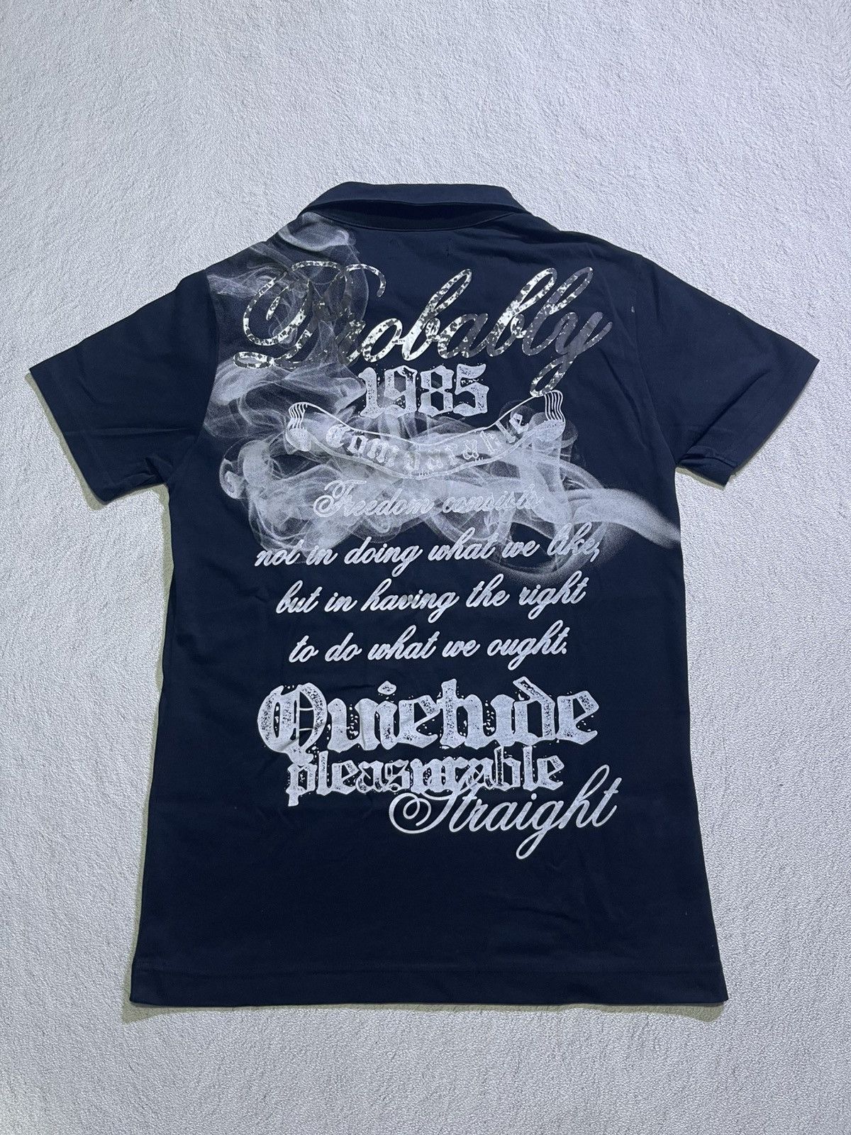 Hysteric Glamour Y2K SORRYDERE short tshirt big print motif Size US L / EU 52-54 / 3 - 1 Thumbnail