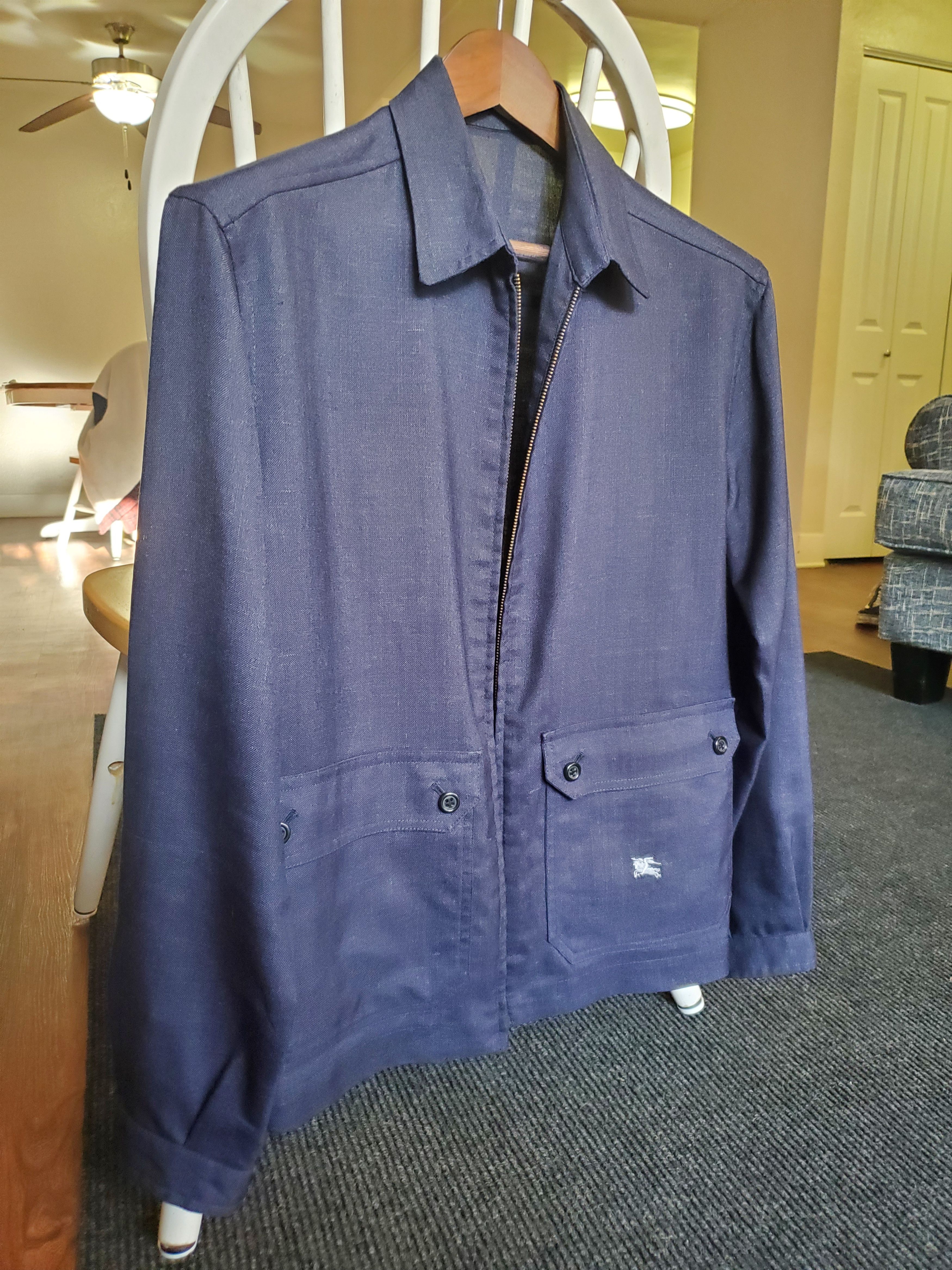Burberry RARE Vintage Linen Burberry Jacket (Execellent Condition) Size US S / EU 44-46 / 1 - 4 Thumbnail