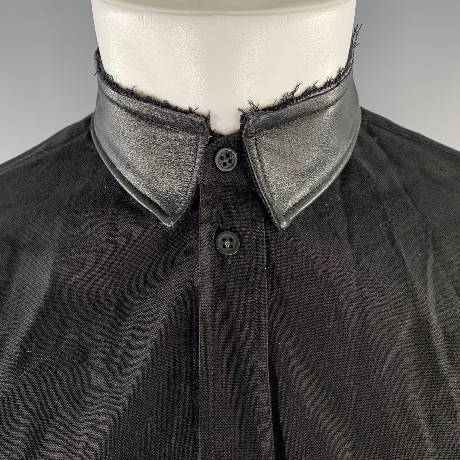 Iro IRO Size S Black Cotton Long Sleeve Shirt Size US S / EU 44-46 / 1 - 2 Thumbnail