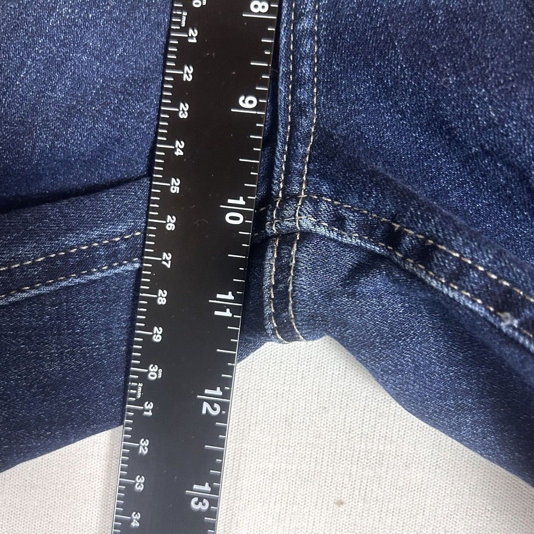 Lee Lee Slim Fit Skinny Jeans Womens Size 6 Medium Mid Rise Blue Denim Stretch Jeans 男女? Size 28" / US 6 / IT 42 - 6 Thumbnail