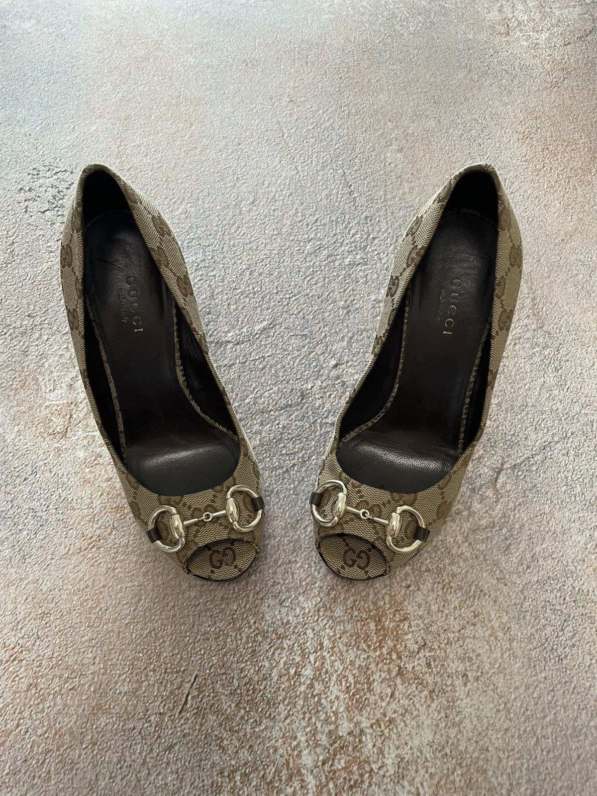 Gucci Gucci GG Monogram Canvas Heels Size US 6 / IT 36 - 4 Thumbnail