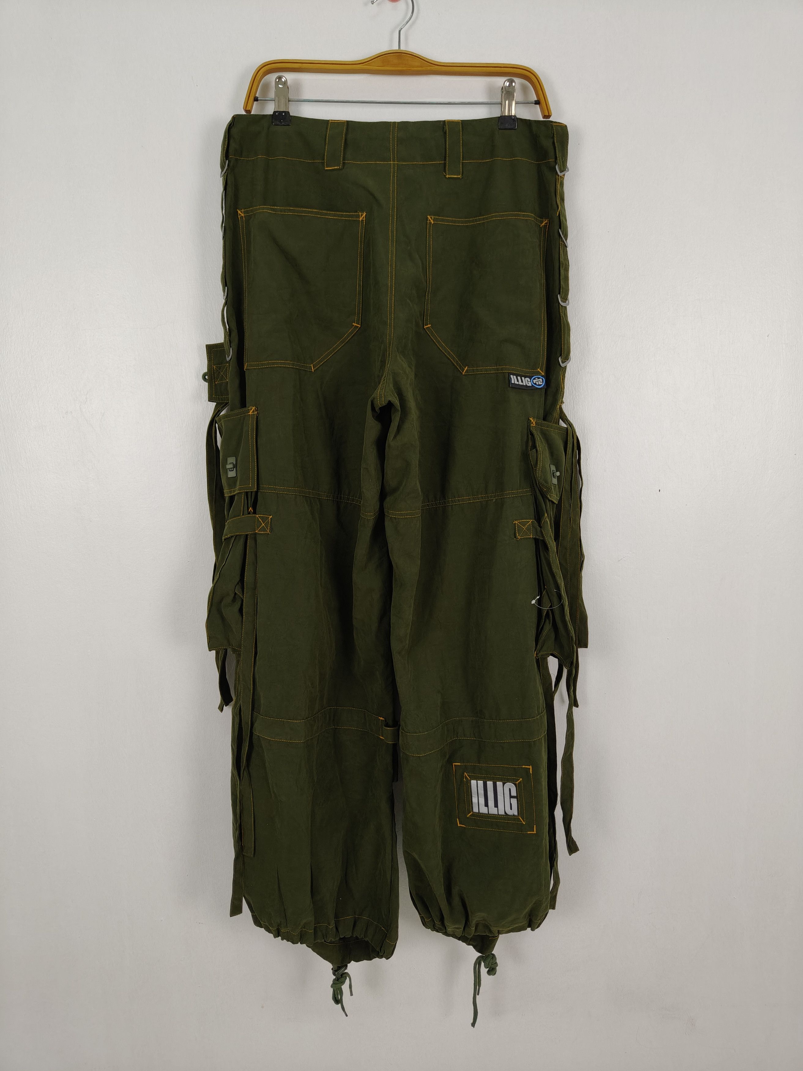 Japanese Brand × Vintage Vintage ILLIG Japanese Brand Tactical Raver Pants Size US 32 / EU 48 - 8 Thumbnail