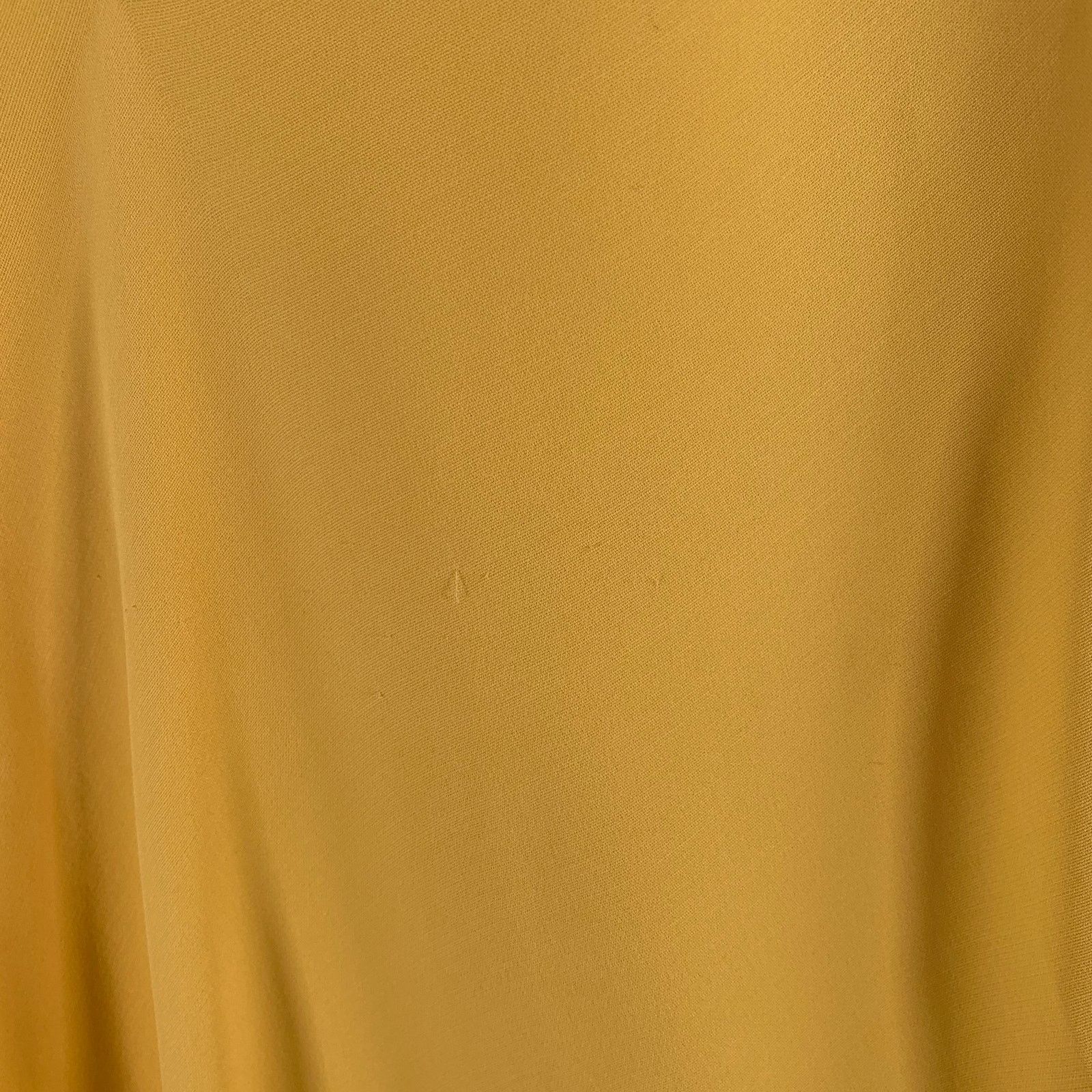 Calvin Klein 205W39NYC 205W39NYC Size 2 Yellow Silk Wool Layered Poncho Dress Size XS / US 0-2 / IT 36-38 - 4 Thumbnail