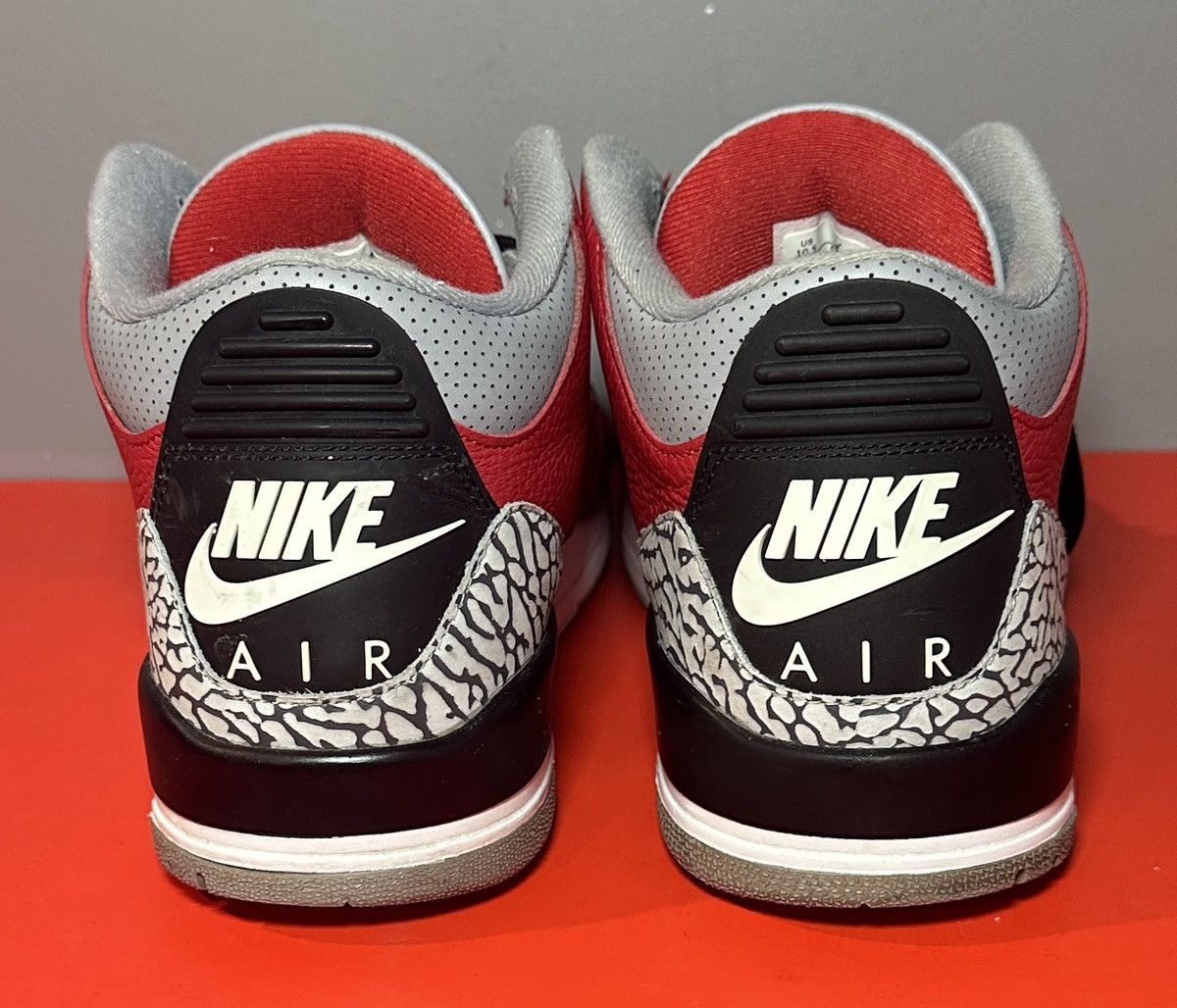Jordan Brand Size 10.5 - Jordan 3 Retro SE Unite Fire Red Cement Size US 10.5 / EU 43-44 - 5 Thumbnail