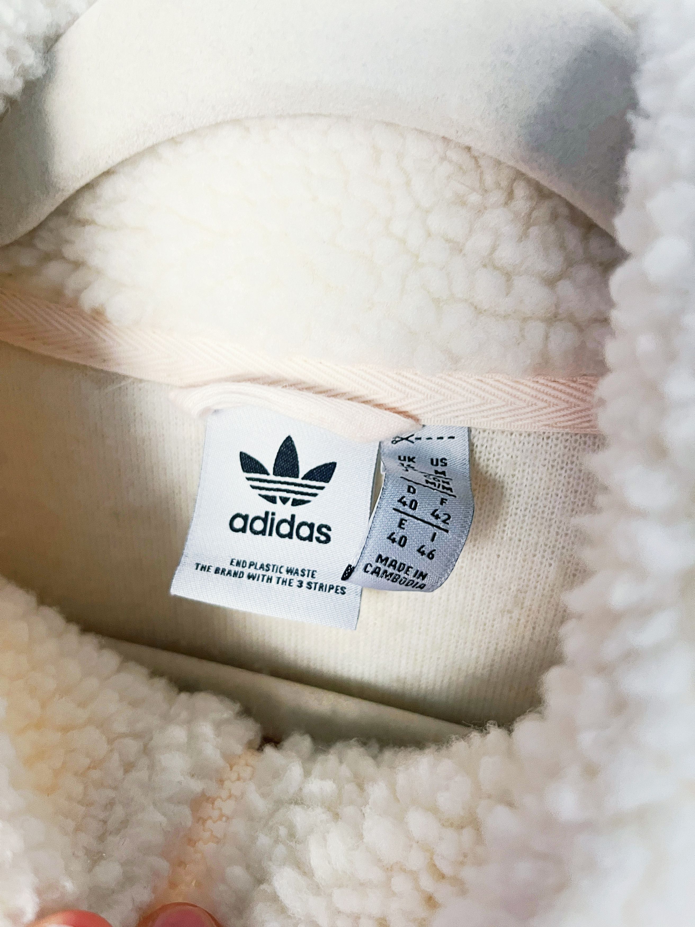Adidas Adidas Half-Zip Fleece Sweatshirt Ivory Size Medium Size M / US 6-8 / IT 42-44 - 4 Thumbnail