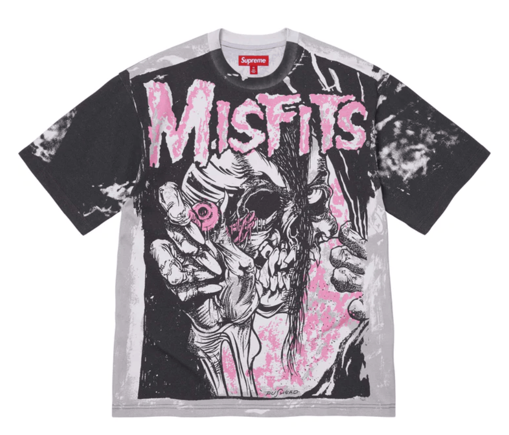 Misfits × Supreme CONFIRMED SS26 Supreme The Misfits S/S Top White Pink S Size US S / EU 44-46 / 1 - 1 Thumbnail