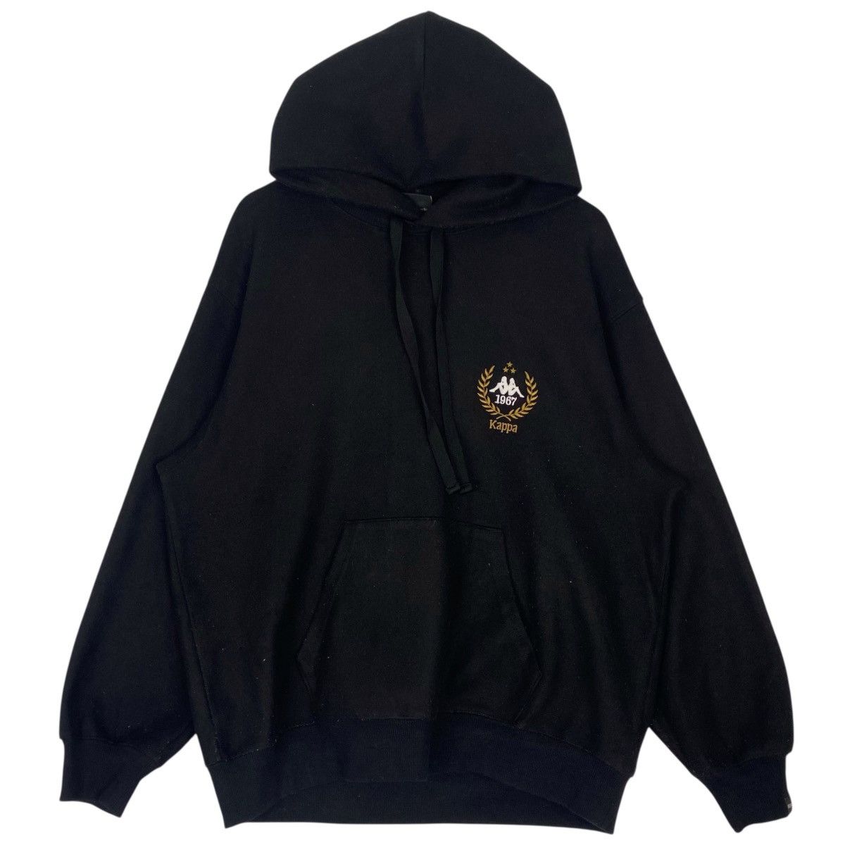 Other Vintage Kappa Hoodie Sweater Black Small Logo Embroidery Size US L / EU 52-54 / 3 - 1 Thumbnail