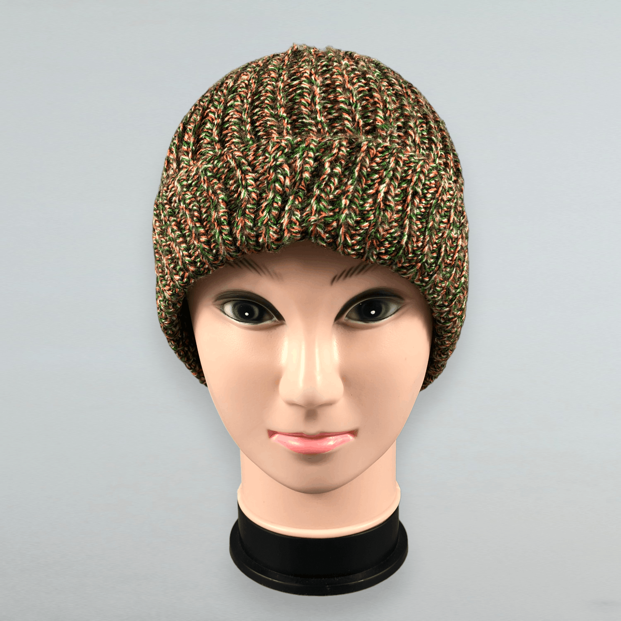 Multicolor Crochet Knit Beanie