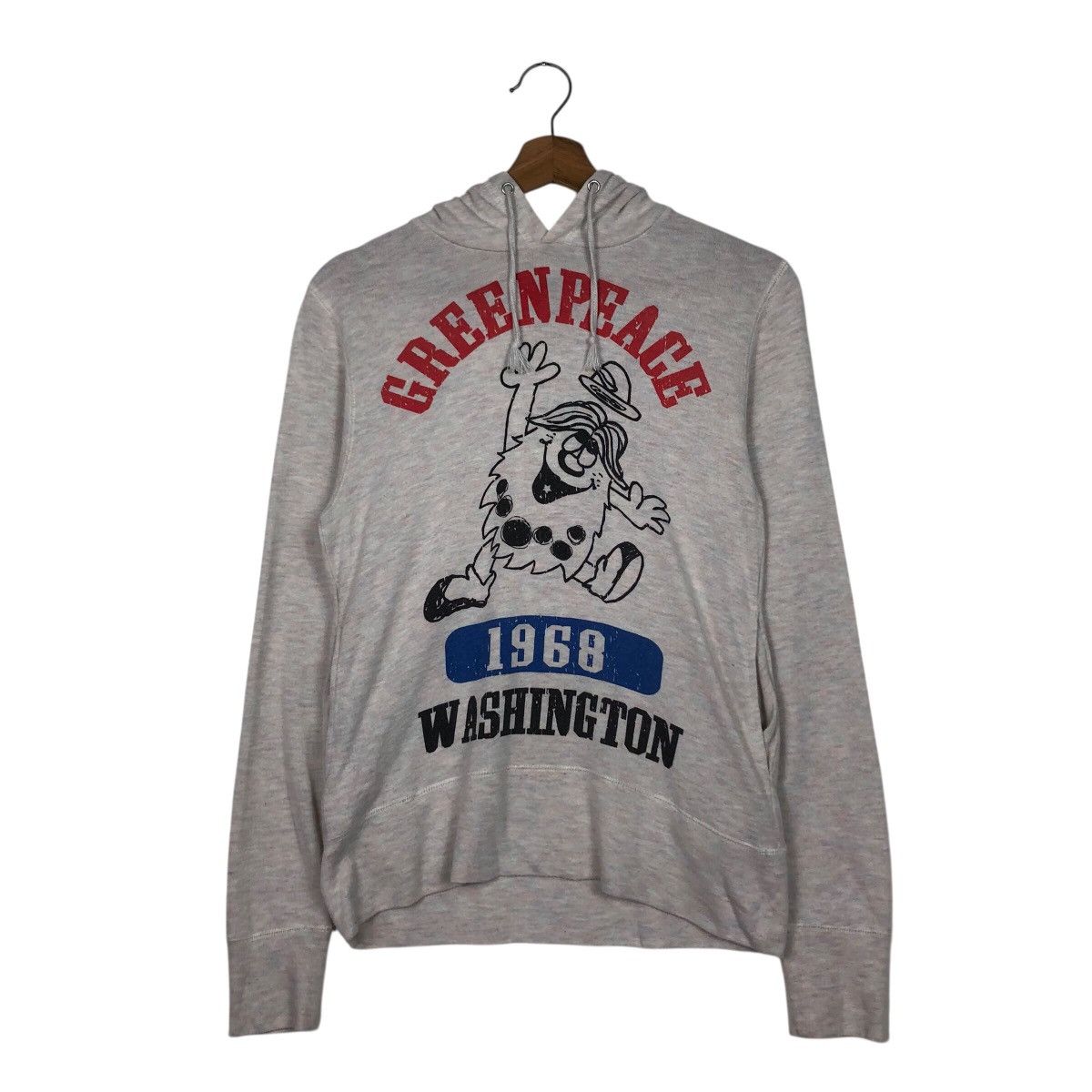 Japanese Brand Vintage Magic “Greenpeace 1968 Washington” Hoodie Size US M / EU 48-50 / 2 - 13 Thumbnail
