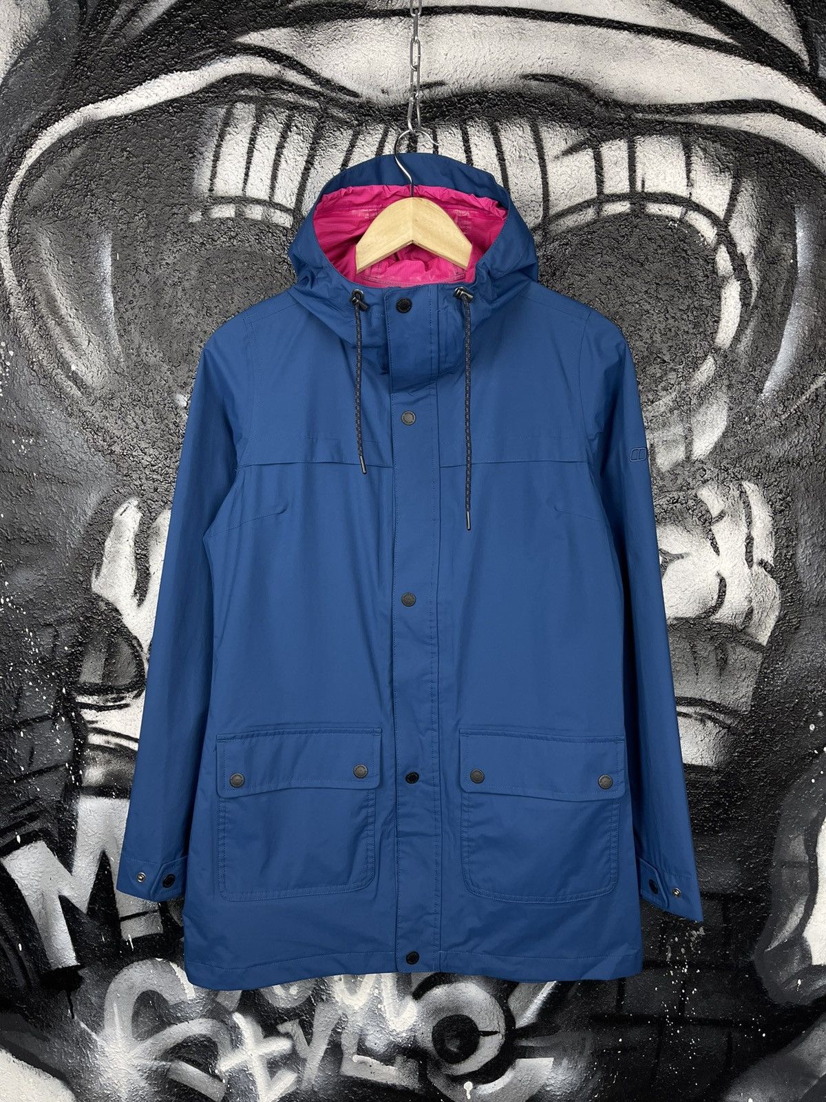 Berghaus Berghaus HYDROSHELL Blue Raincoat Woman’s Jacket Size S Size S / US 4 / IT 40 - 2 Thumbnail